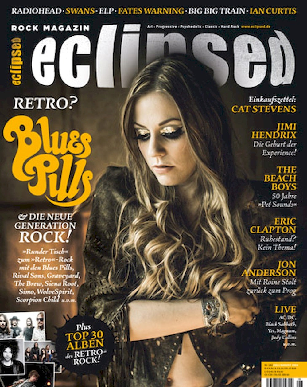 Eclipsed Magazin Deutschland 2016 #182 Elin Larsson The Beach Boys Eric Clapton Jon Anderson