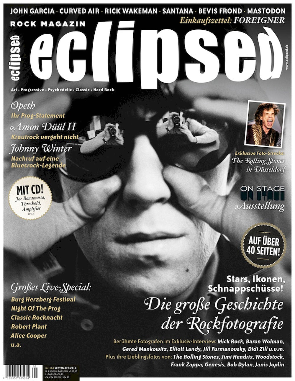 Eclipsed Magazin Deutschland 2014 #163 John Garcia Amon Düül II Opeth Curved Air