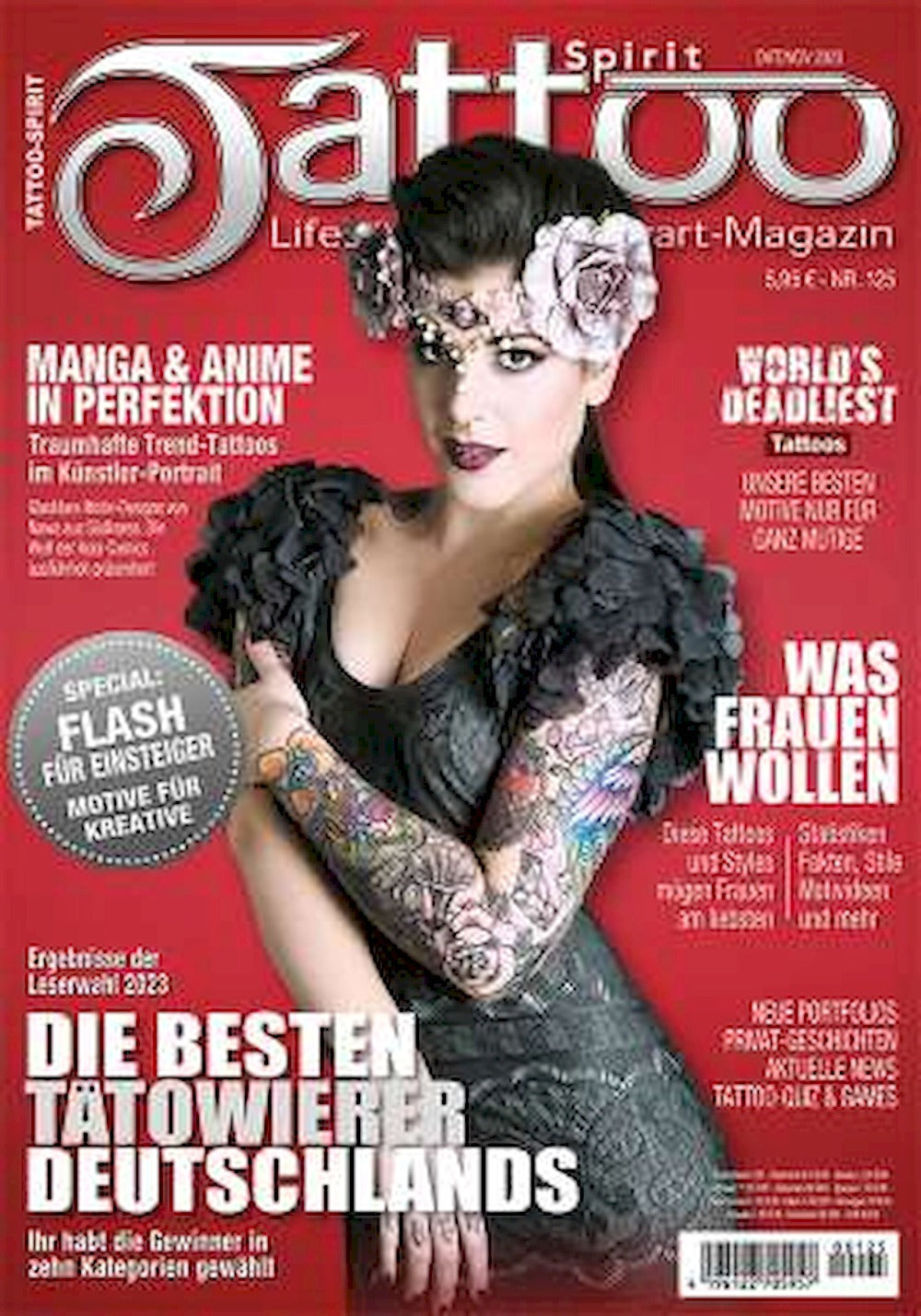 Tattoo Spirit Magasin Tyskland 2023 #125 Nawa Tattooer Nicki Kyrgios Karol Dias Originaludgave