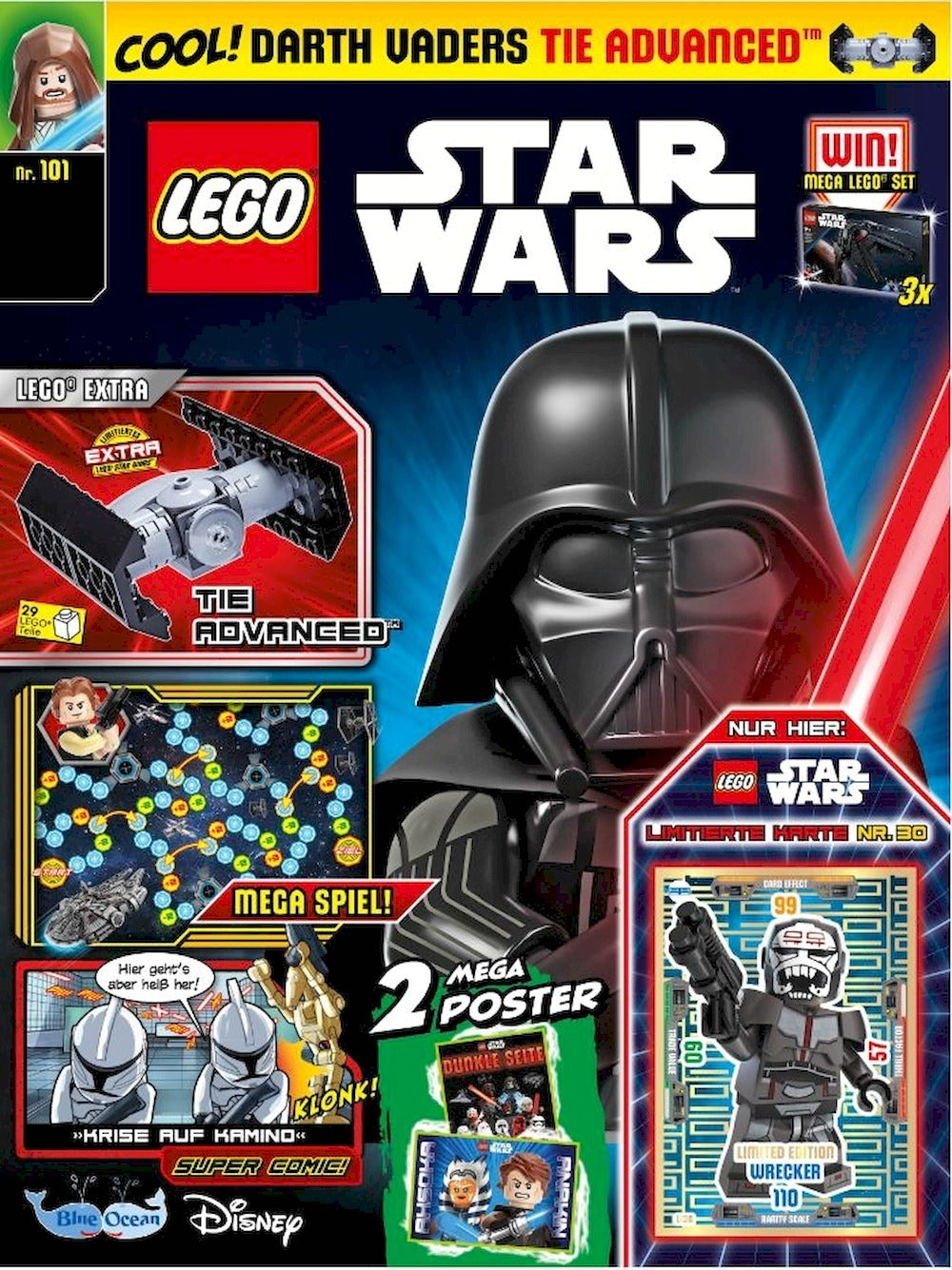 Lego Star Wars Magazin Deutschland 2023 #101 + Gimmick Tie Advanced