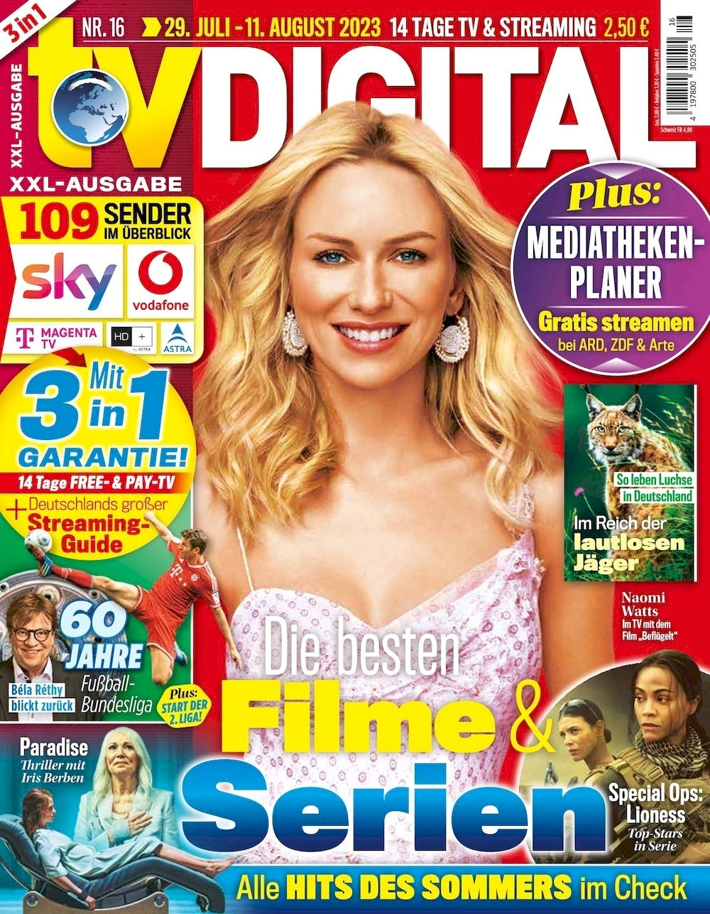 TV Digital Magazine Allemagne 2023-16 – Naomi Watts – Édition originale