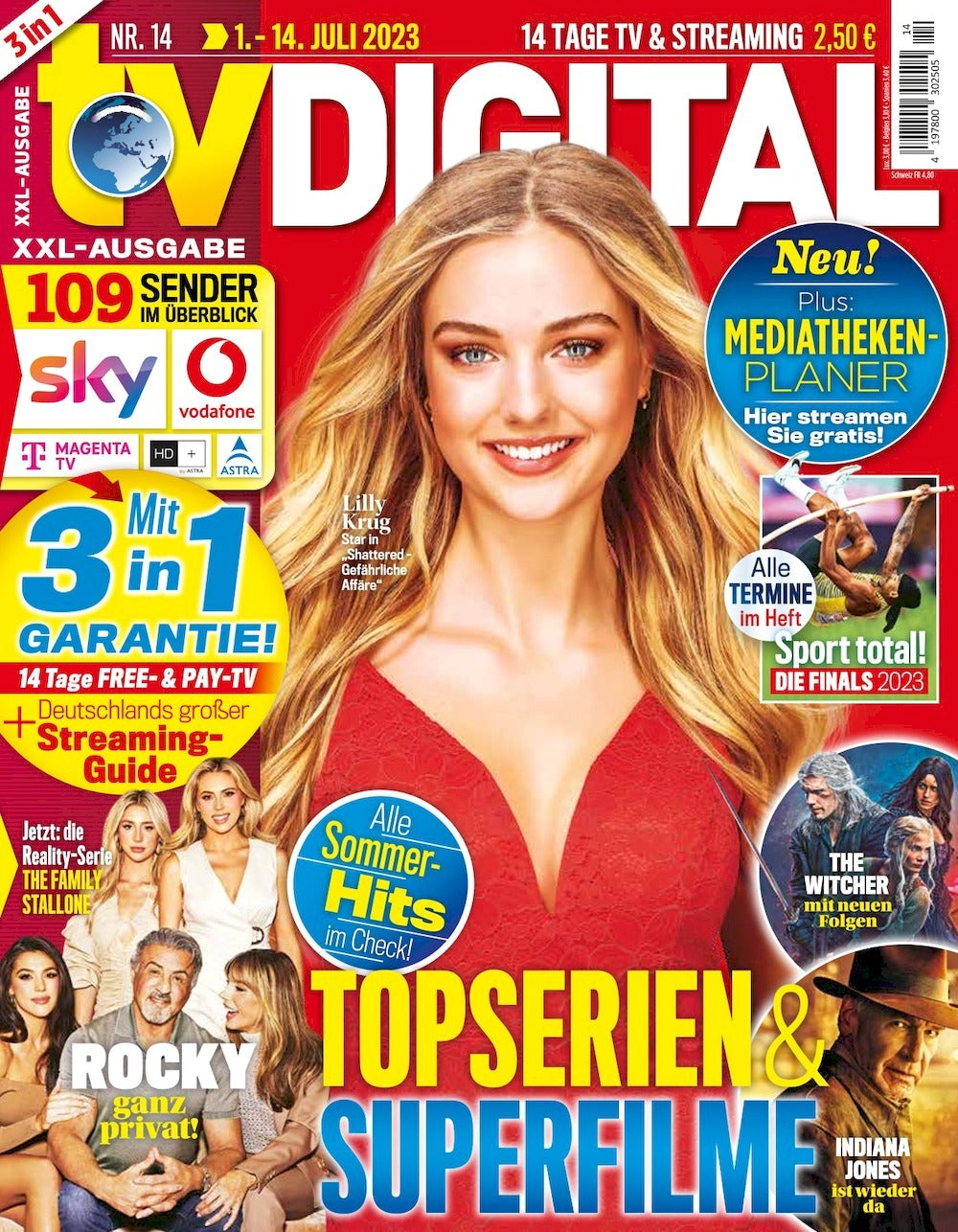 TV Digital Magazine Allemagne 2023-14 Lilly Krug Édition originale