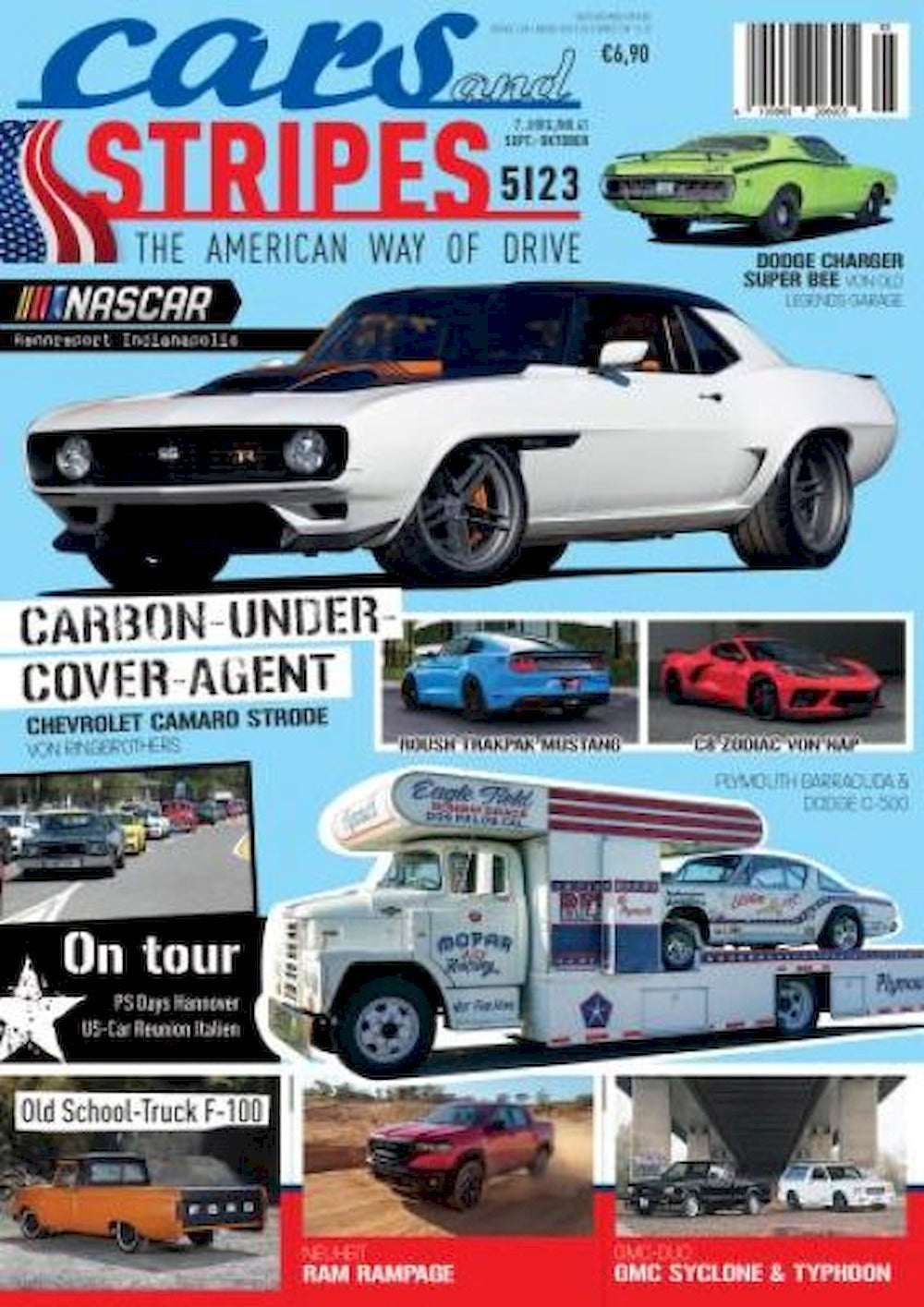 Cars and Stripes Magazine Allemagne 2023-05 Chevrolet Camaro Old School Truck