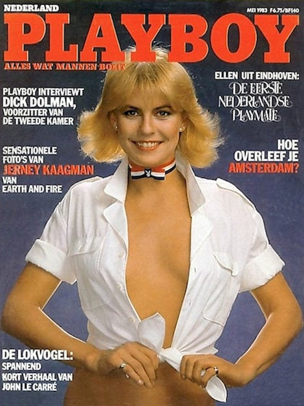 Playboy Magazine Pays-Bas 1983-05 Ellen Soeters Jerney Kaagman Édition originale
