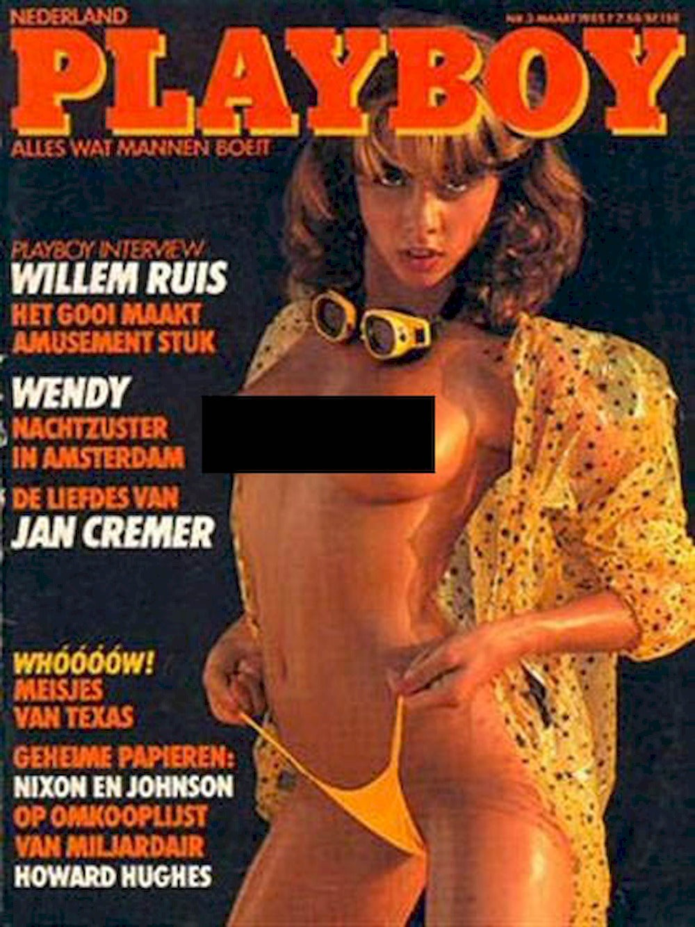 Playboy Magazine Pays-Bas 1985-03 Jasmine Donna Smith Édition originale