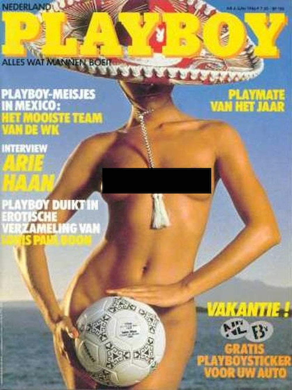 Playboy Magazine Netherlands 1986-06 Luiza Brunet Elizabeth Aguilar
