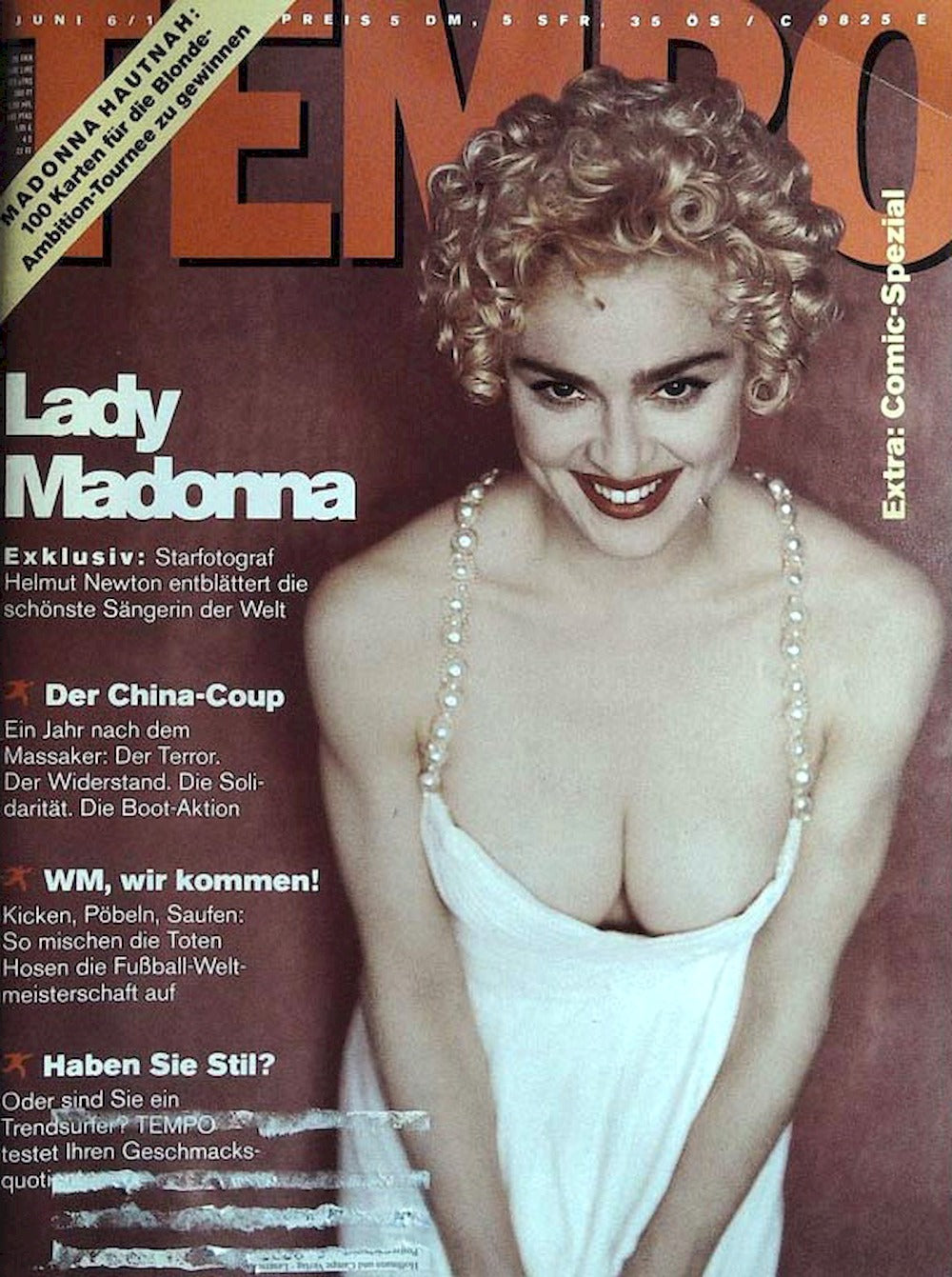 Tempo Magazin Deutschland 1990-06 Madonna