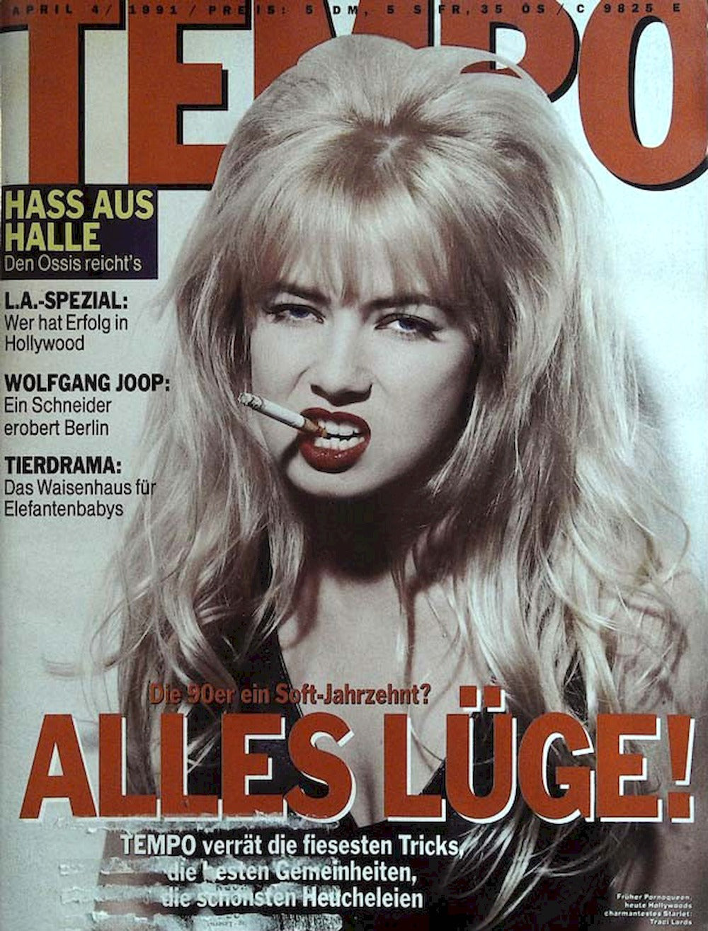 Tempo Magazin Deutschland 1991-04 Traci Lords