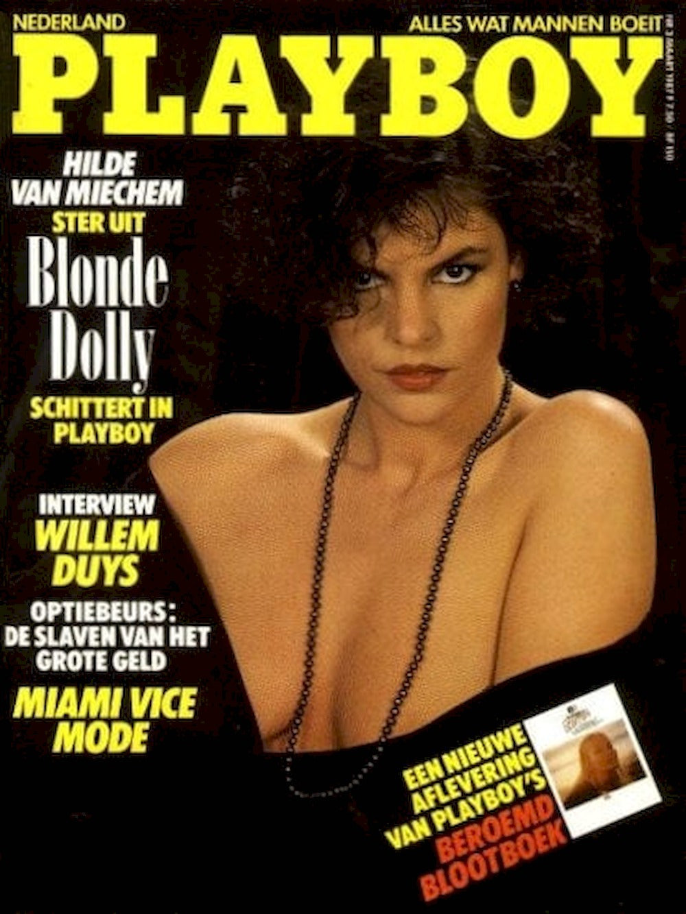 Playboy Rivista Paesi Bassi 1987-03 Hilde van Mieghem Bo Derek Ava Fabian