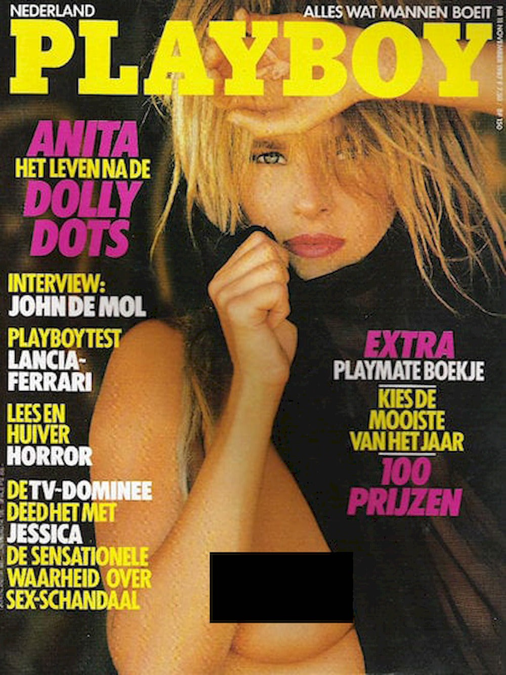 Playboy Rivista Paesi Bassi 1987-11 – Anita Heilker Sharry Konopski – Edizione originale