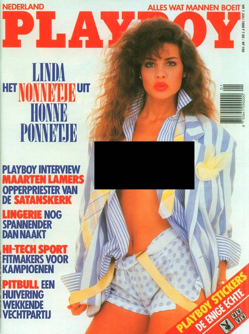 Playboy Rivista Paesi Bassi 1988-07 Teri Weigel Emily Arth Edizione originale
