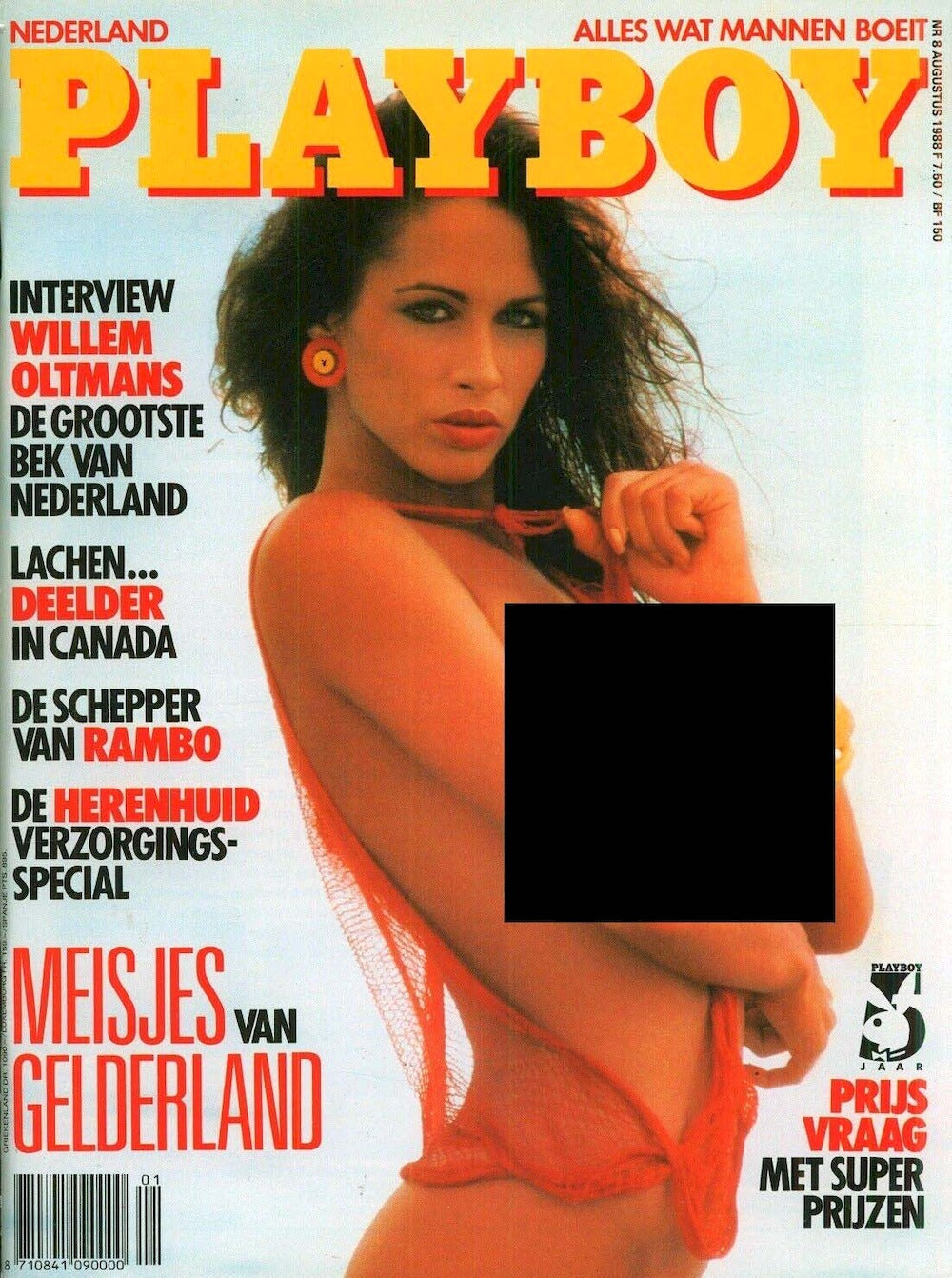 Playboy Magazine Pays-Bas 1988-08 Karen Velez Eloise Broady Édition originale
