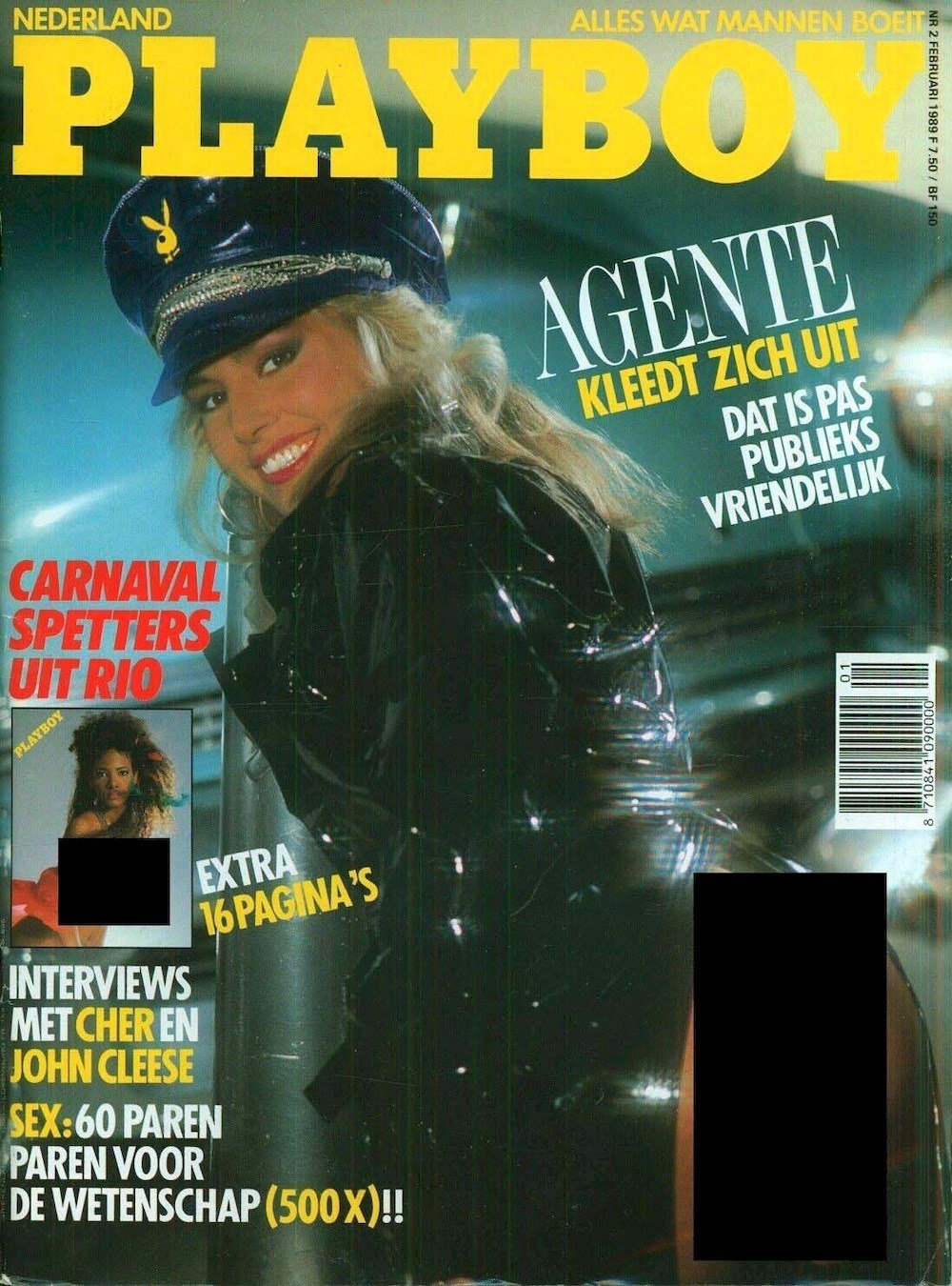 Playboy Magazine Pays-Bas 1989-02 – Monica Do Santos Fawna MacLaren – Édition originale