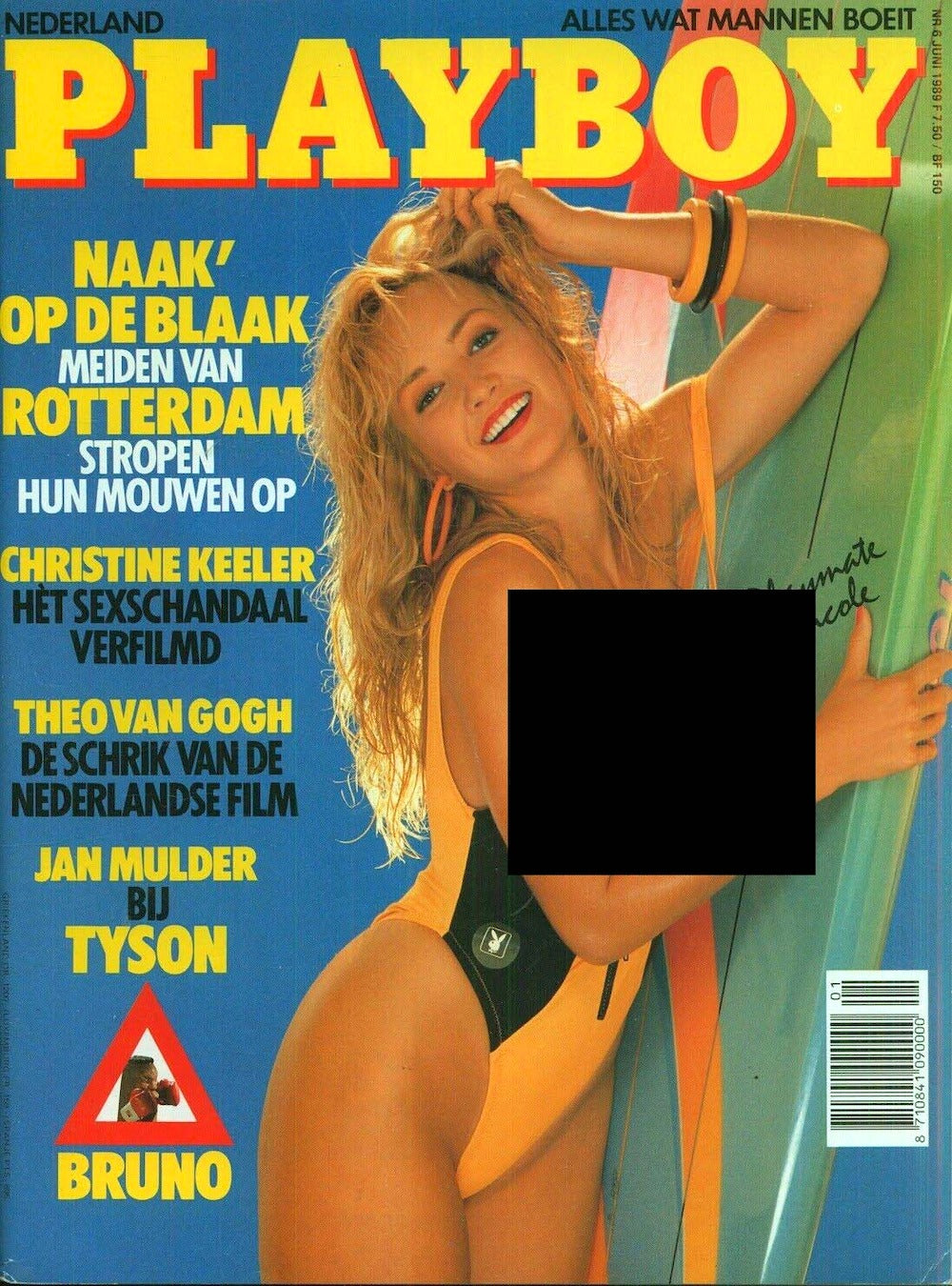Playboy Magazine Pays-Bas 1989-06 Monique Noel Lovelace Édition originale
