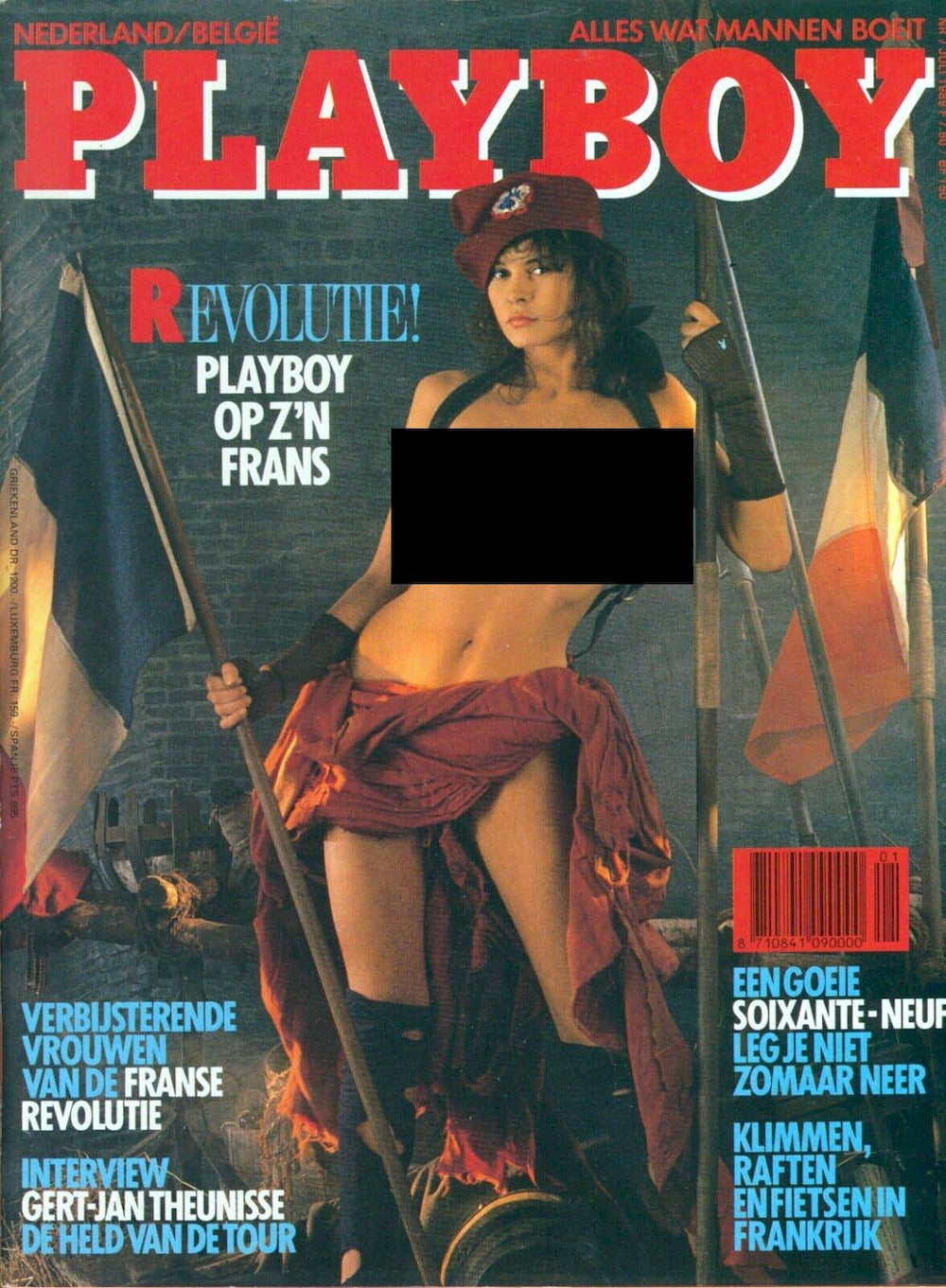 Playboy Magazine Pays-Bas 1989-07 Donna Ewin Erika Eleniak Édition originale