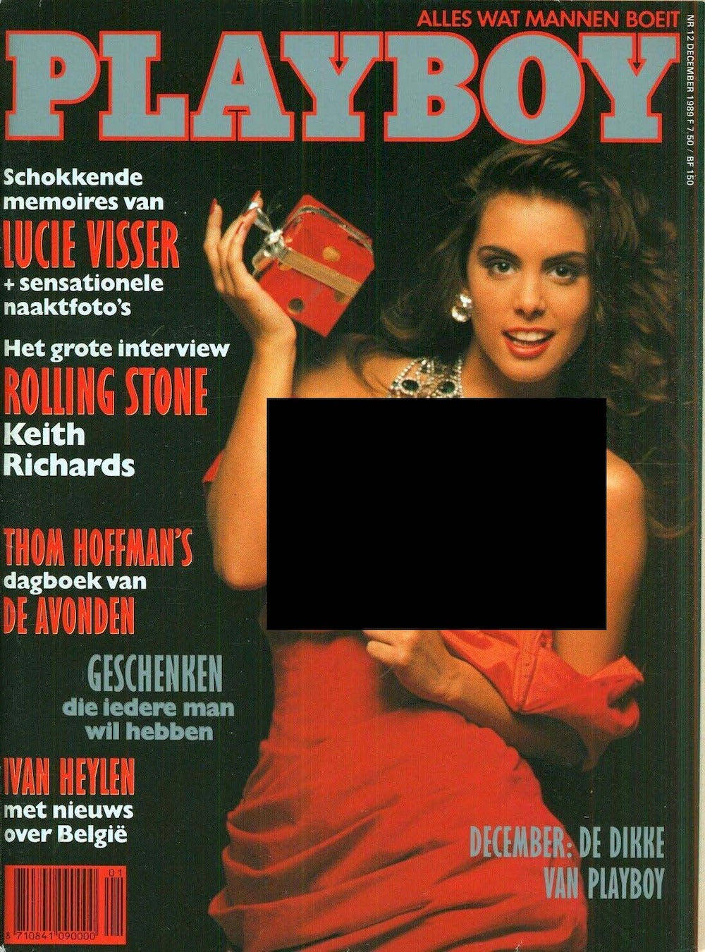 Playboy Magazine Netherlands 1989-12 Lucie Visser Karen Foster Original Print Issue