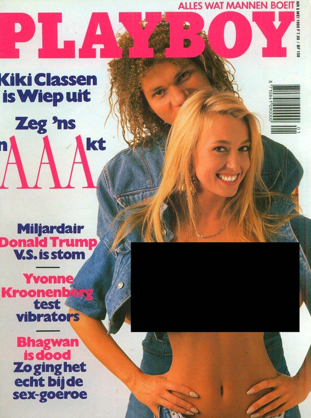 Playboy Magazine Pays-Bas 1990-05 – Kiki Classen Kenneth Herdigein Deborah Driggs – Édition originale