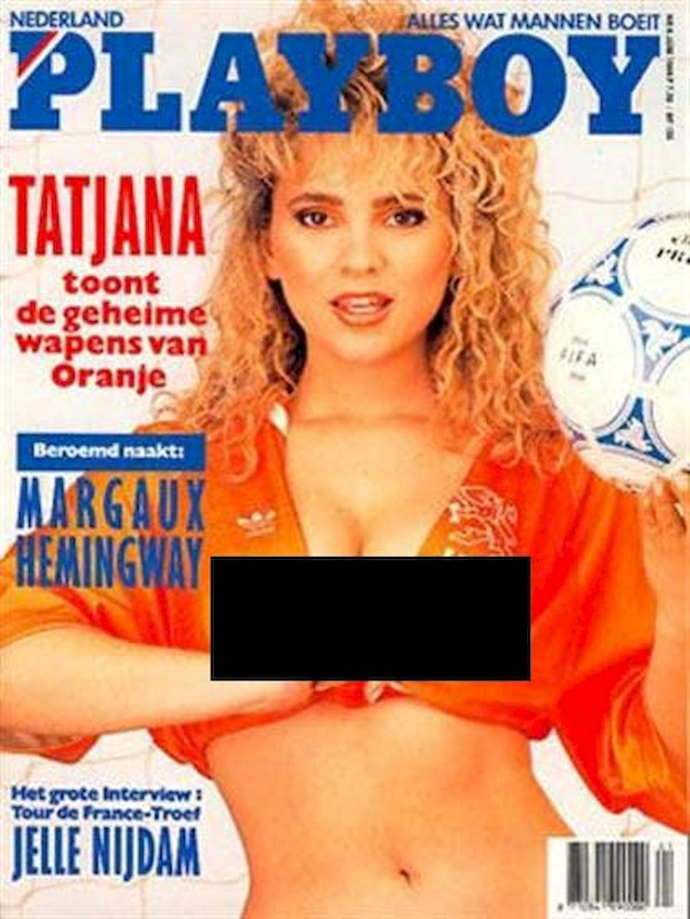 Playboy Magazine Netherlands 1990-06 Tatjana Peggy McIntaggart Margaux Hemingway Original Print Issue
