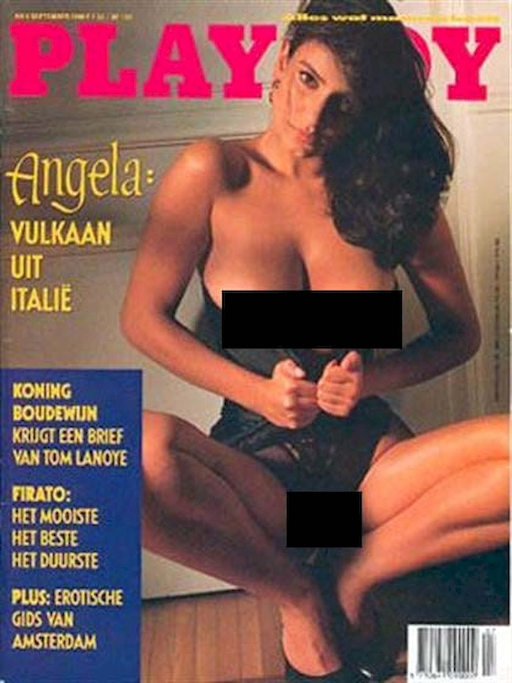 Playboy Magazine Netherlands 1990-09 Angela Cavagna Katariina Souri Kata Kärkkäinen Original Print Issue