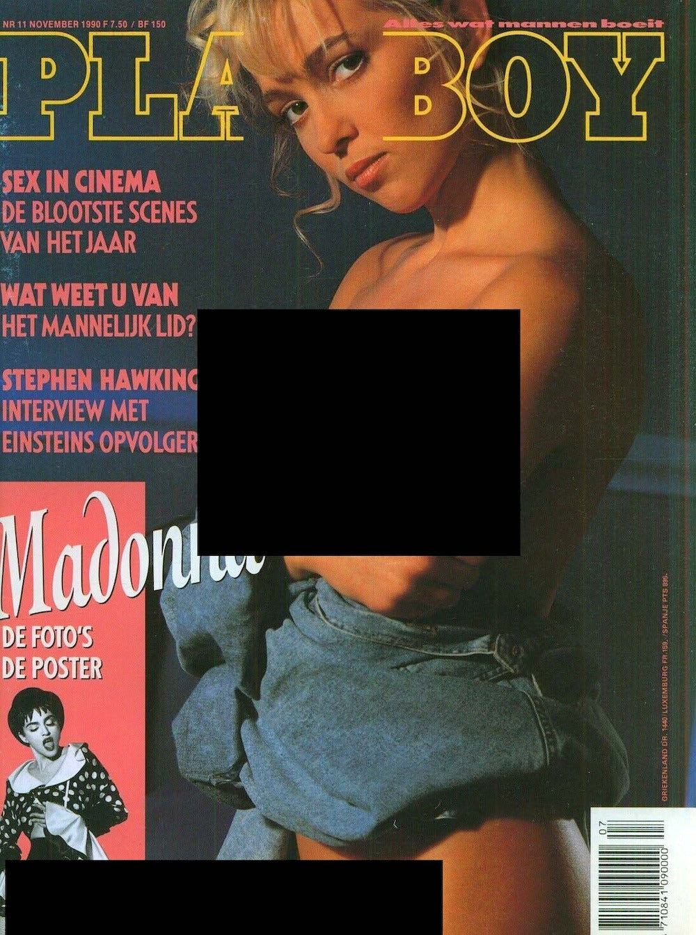 Playboy Magazin Niederlande 1990-11 Gabriella Madonna Louise Ciccone Jaqueline Sheen