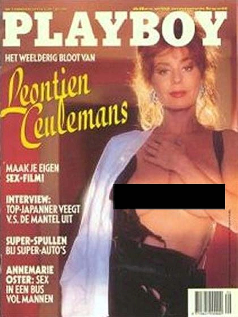 Playboy Magasin Nederländerna 1991-02 Leontien Ceulemans Alison Armitage Brittany York
