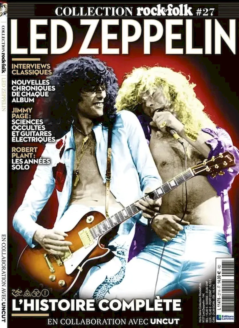 Rock & Folk Hors-serie Magazine France 2023 #42 Led Zeppelin Jimmy Page Robert Plant Original Print Issue