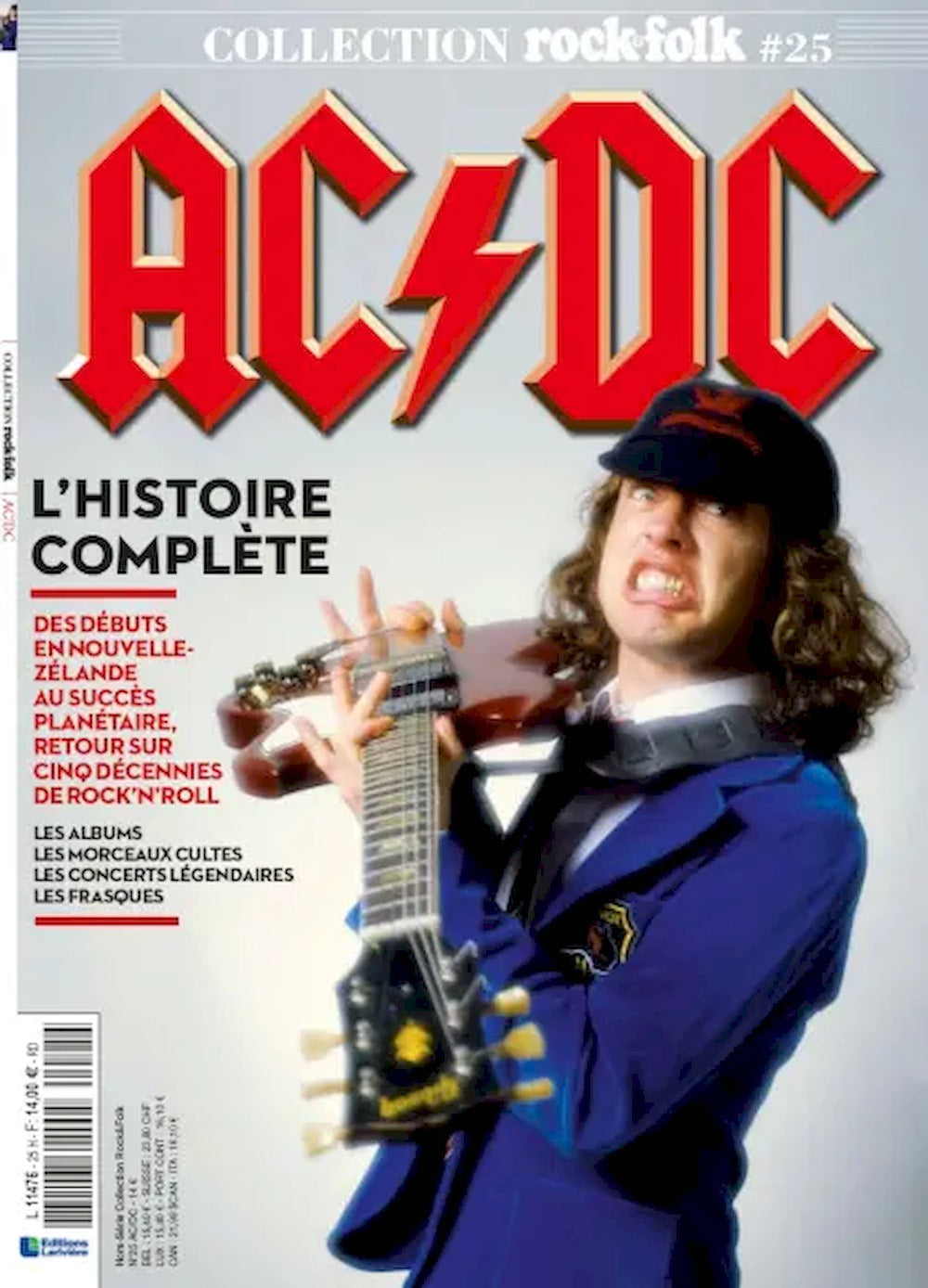 Rock & Folk Hors-serie Magasin Frankrig 2023 #40 ACDC Originaludgave