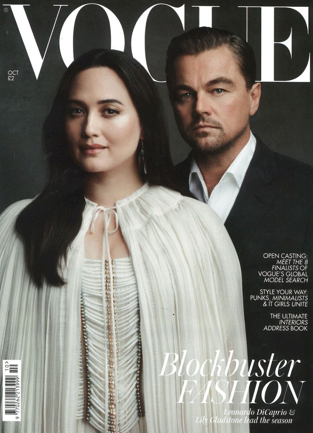 Vogue Magazine UK 2023-10 Leonardo DiCaprio Lily Gladstone Édition originale