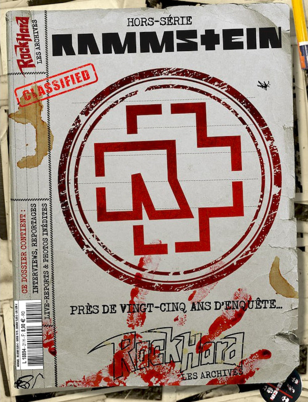 Rock Hard Hors Serie Magazine France 2021 #23 Rammstein Édition originale