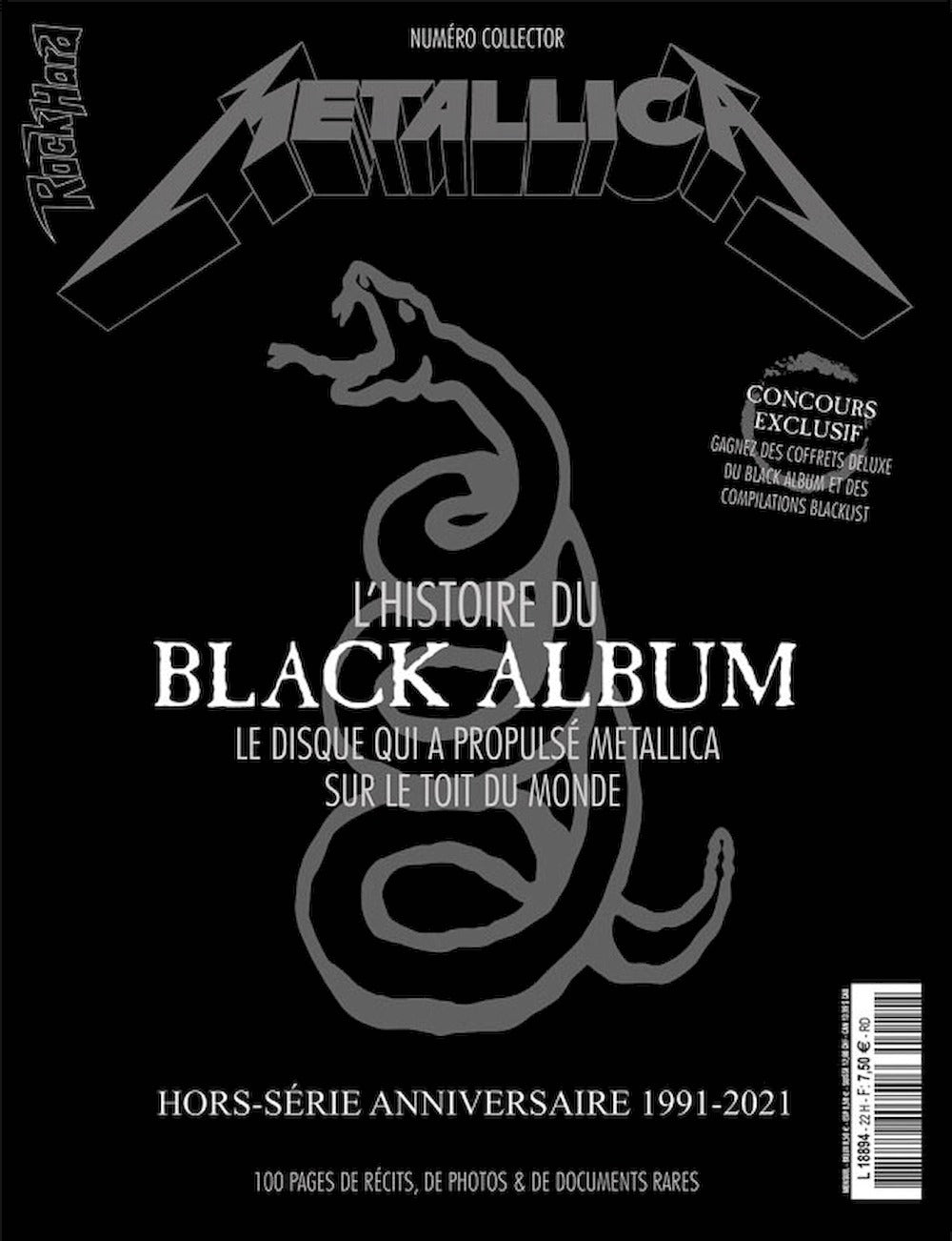 Rock Hard Hors Serie Magazine France 2021 #24 Metallica Édition originale