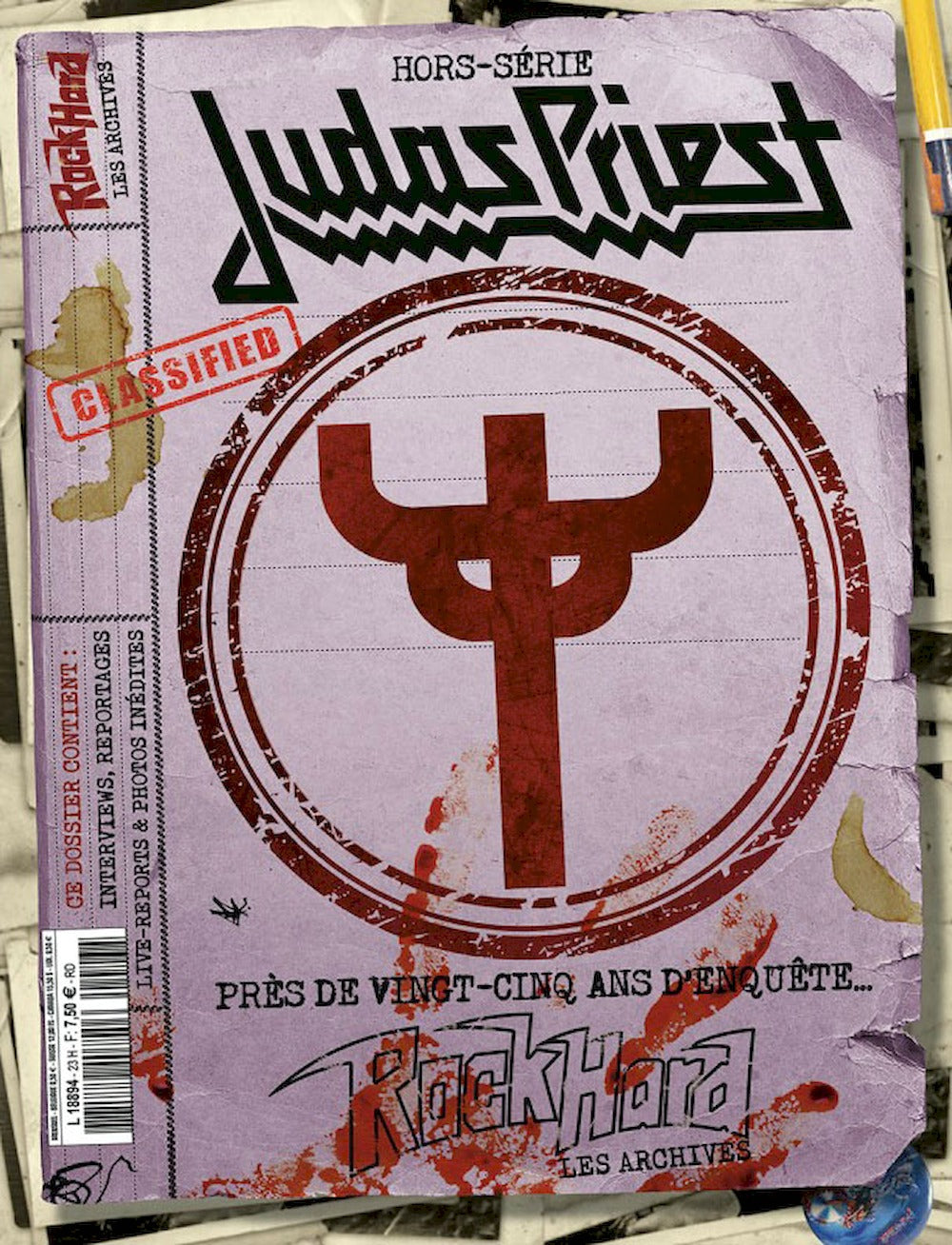 Rock Hard Hors Serie Magasin Frankrike 2022 #25 Judas Priest Originalutgåva