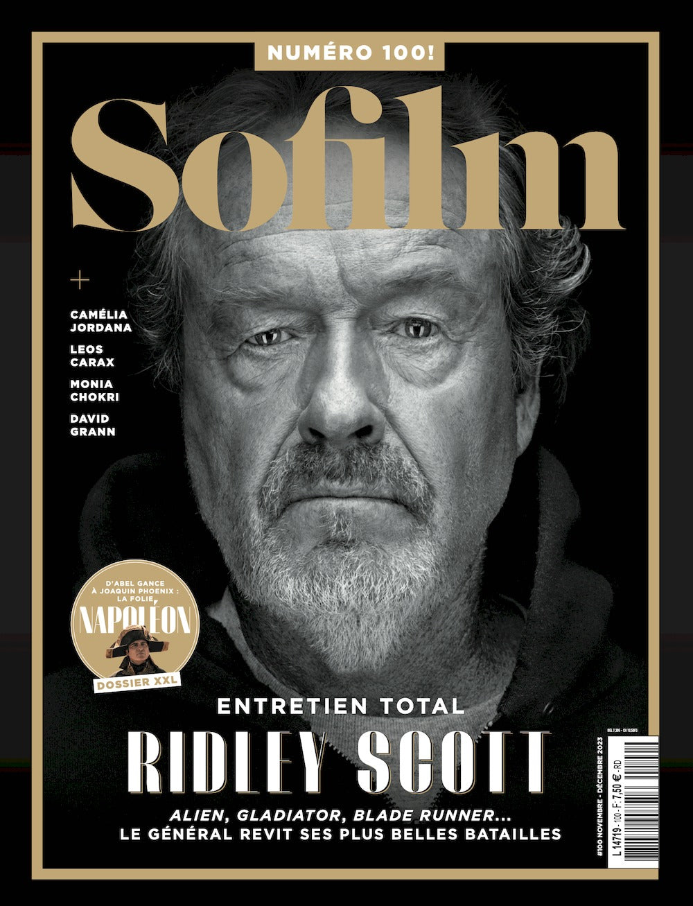 Sofilm Magazine France 2023 #100 Ridley Scott Camélia Jordana Leos Carax Monia Chokri Original Print Issue