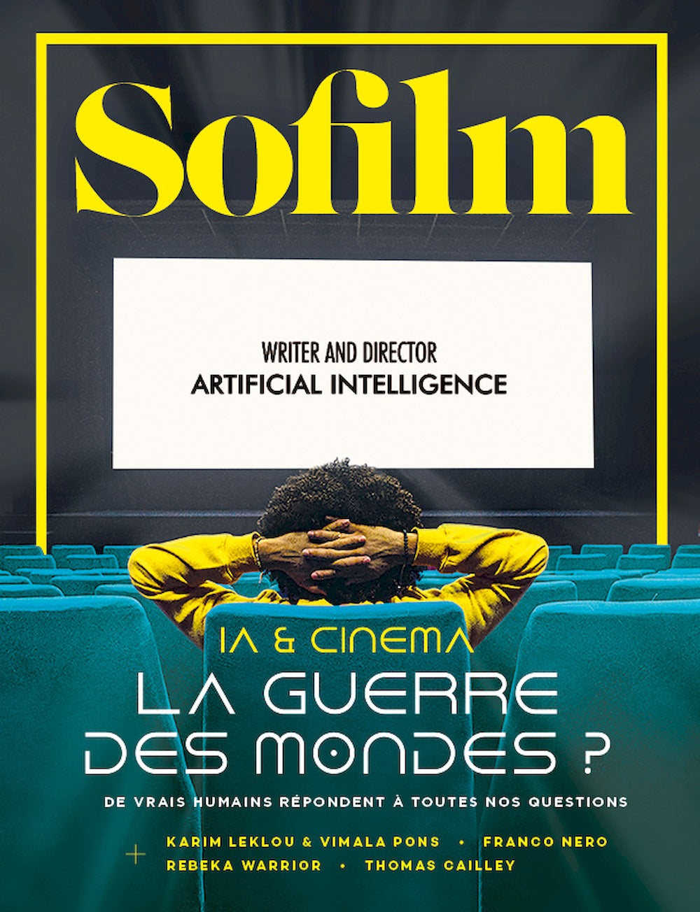 Sofilm Magazine France 2023 #99 Karime Leklou Vimala Pons Franco Nero Rebeka Warrior Thomas Cailley Original Print Issue