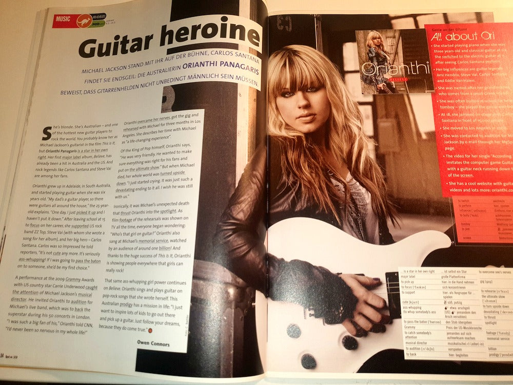Spot On Magazin Deutschland 2010-03 Orianthi Panagaris