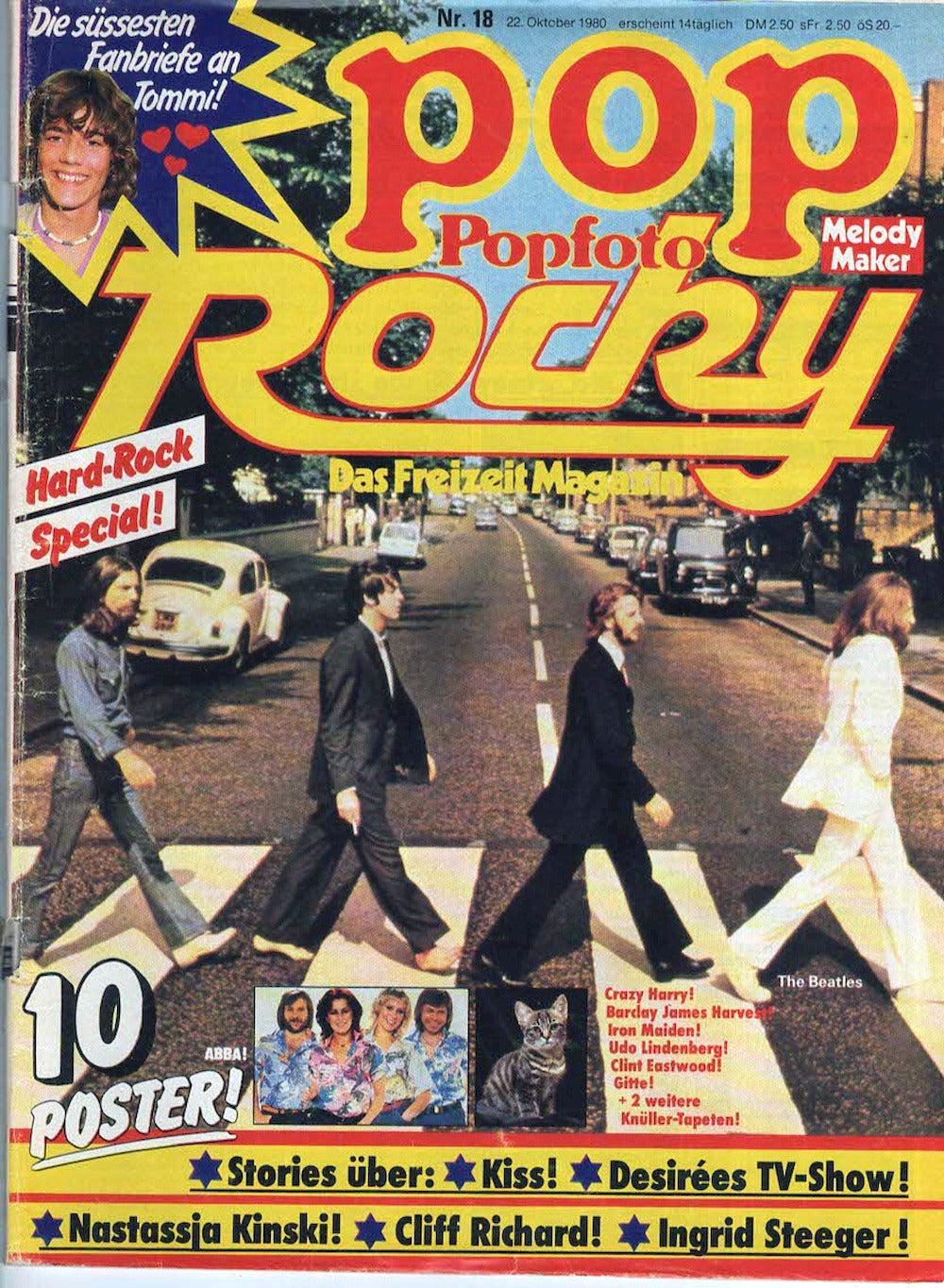 Pop Rocky Magazin Deutschland 1980-18 Beatles Abba Kiss Cliff Richard