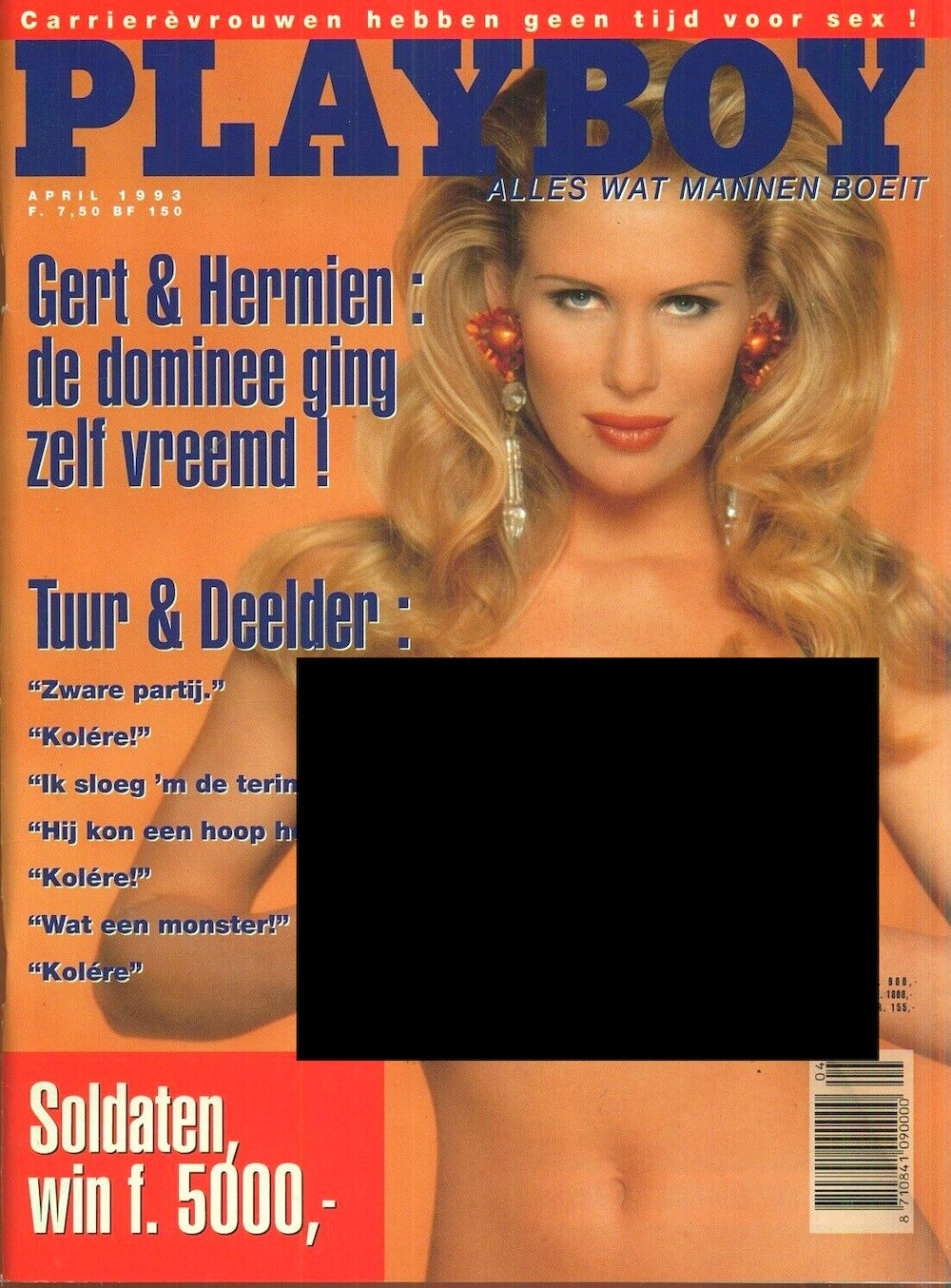 Playboy Magasin Nederlandene 1993-04 Kimberly Donley Originaludgave