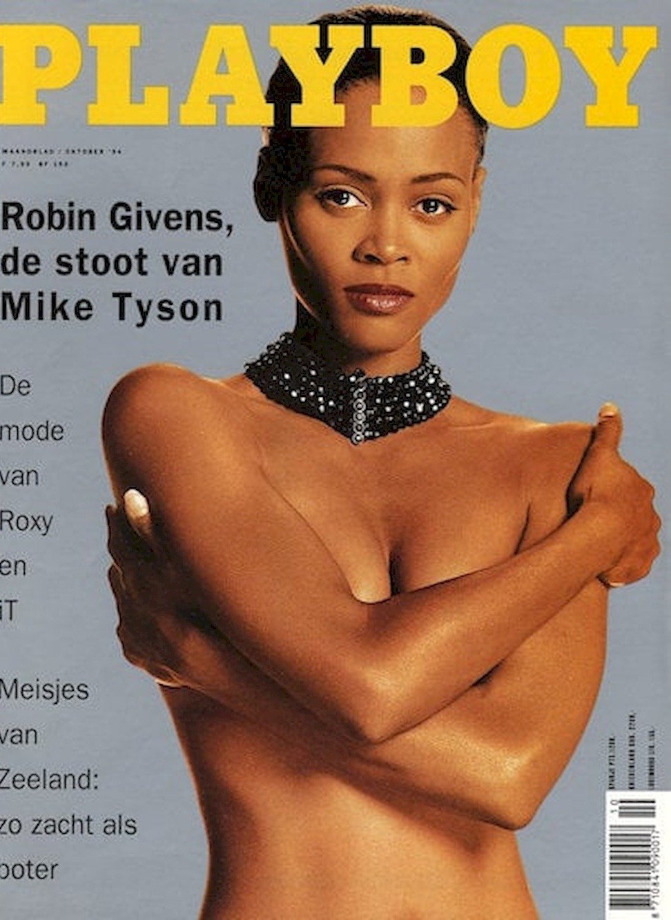 Playboy Magasin Nederländerna 1994-10 Robin Givens Kelly Gallagher Originalutgåva