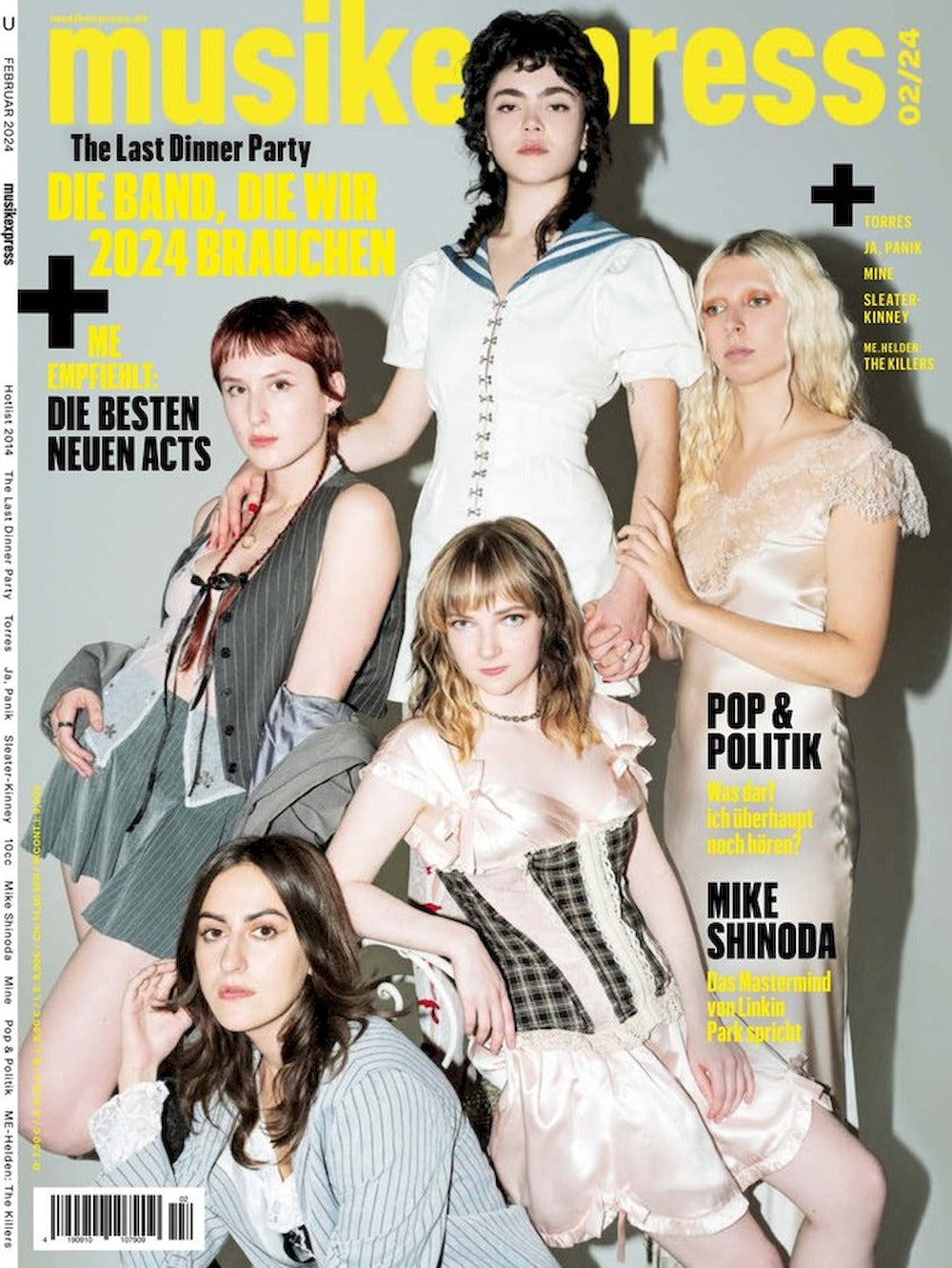 Musikexpress Revista Alemania 2024-02 The Last Dinner Party Mine Mike Shinoda