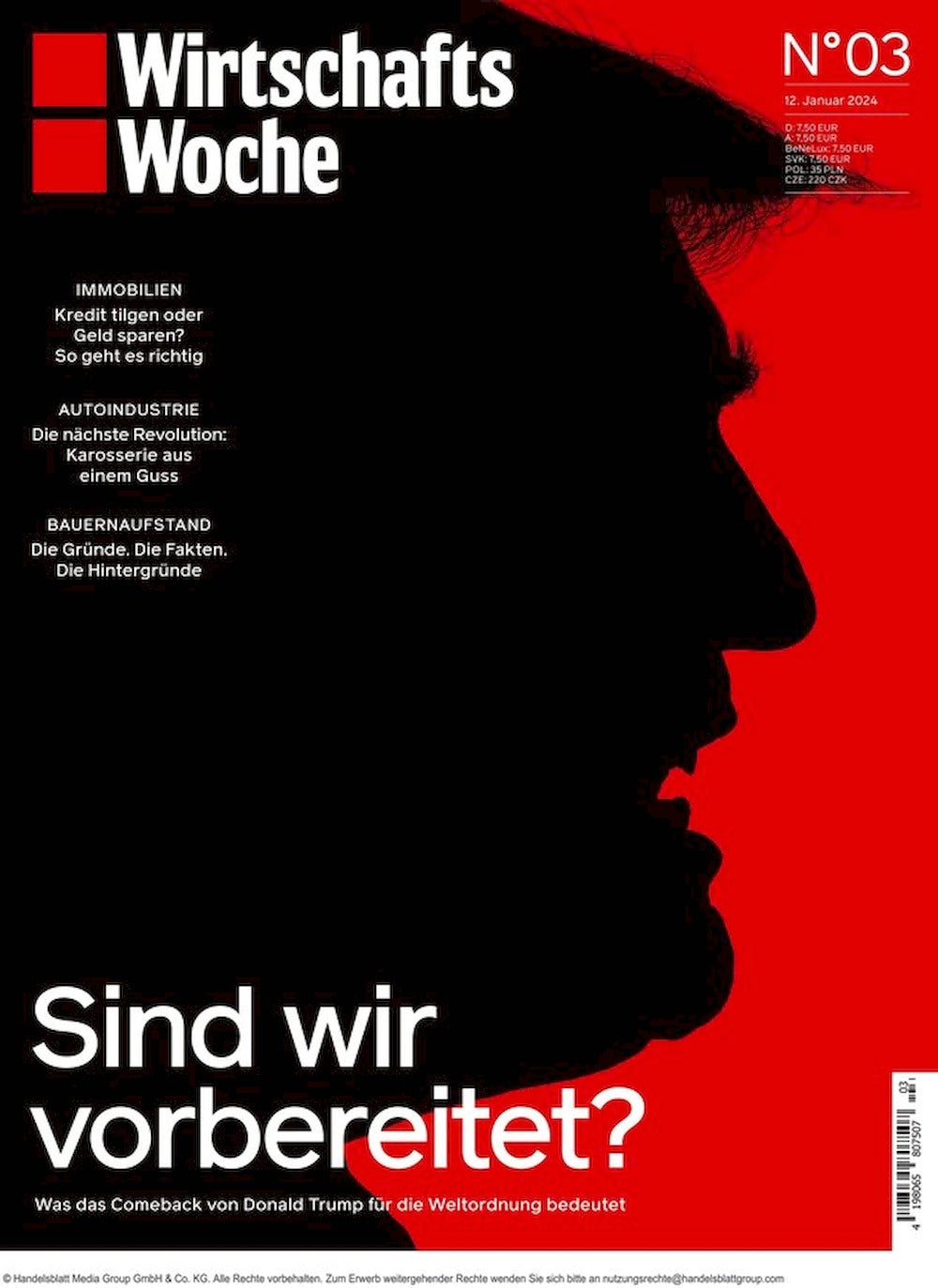 Wirtschaftswoche Magazin Deutschland 2024-03 Donald Trump