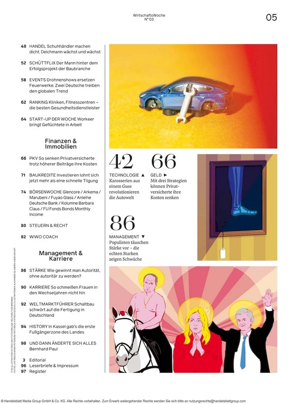 Wirtschaftswoche Revista Alemanha 2024-03 – Donald Trump – Edição original