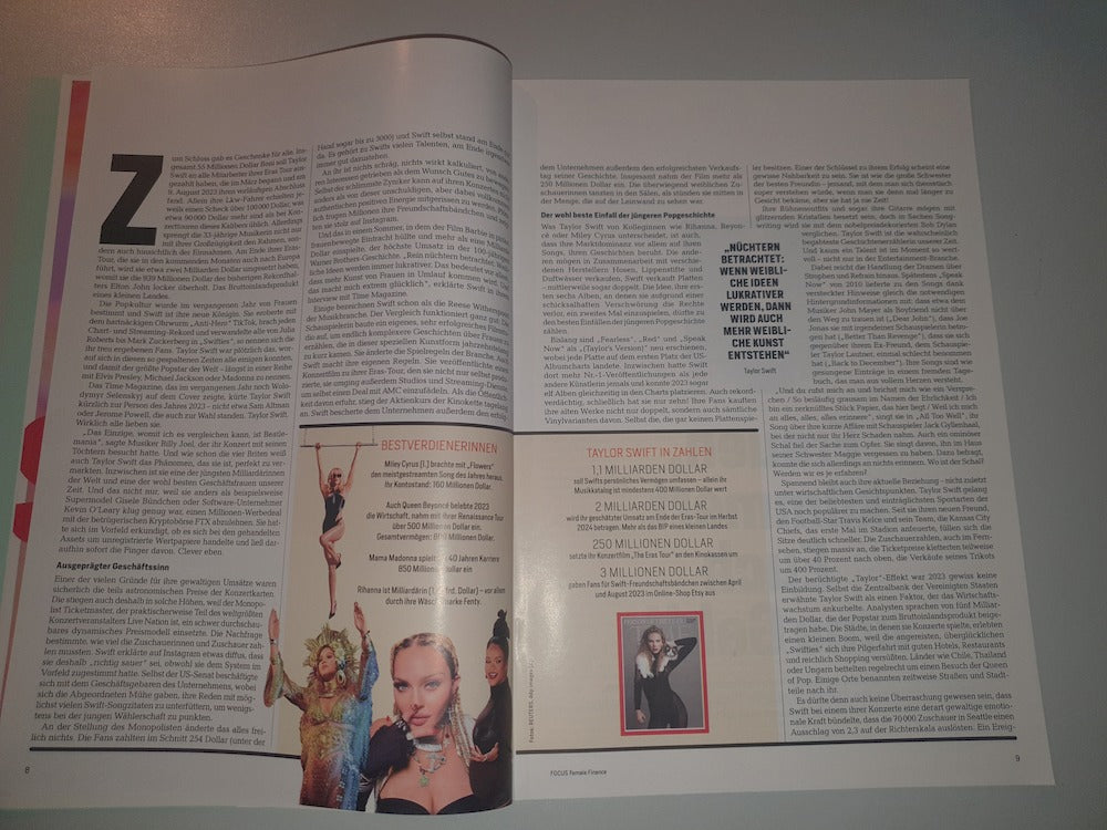 Focus Spezial Revista Alemania 2024-03 Taylor Swift