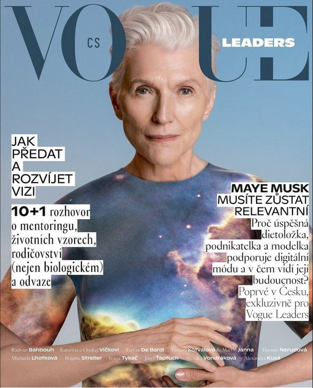 Vogue Tijdschrift Czechia 2022 Maye Musk Originele uitgave