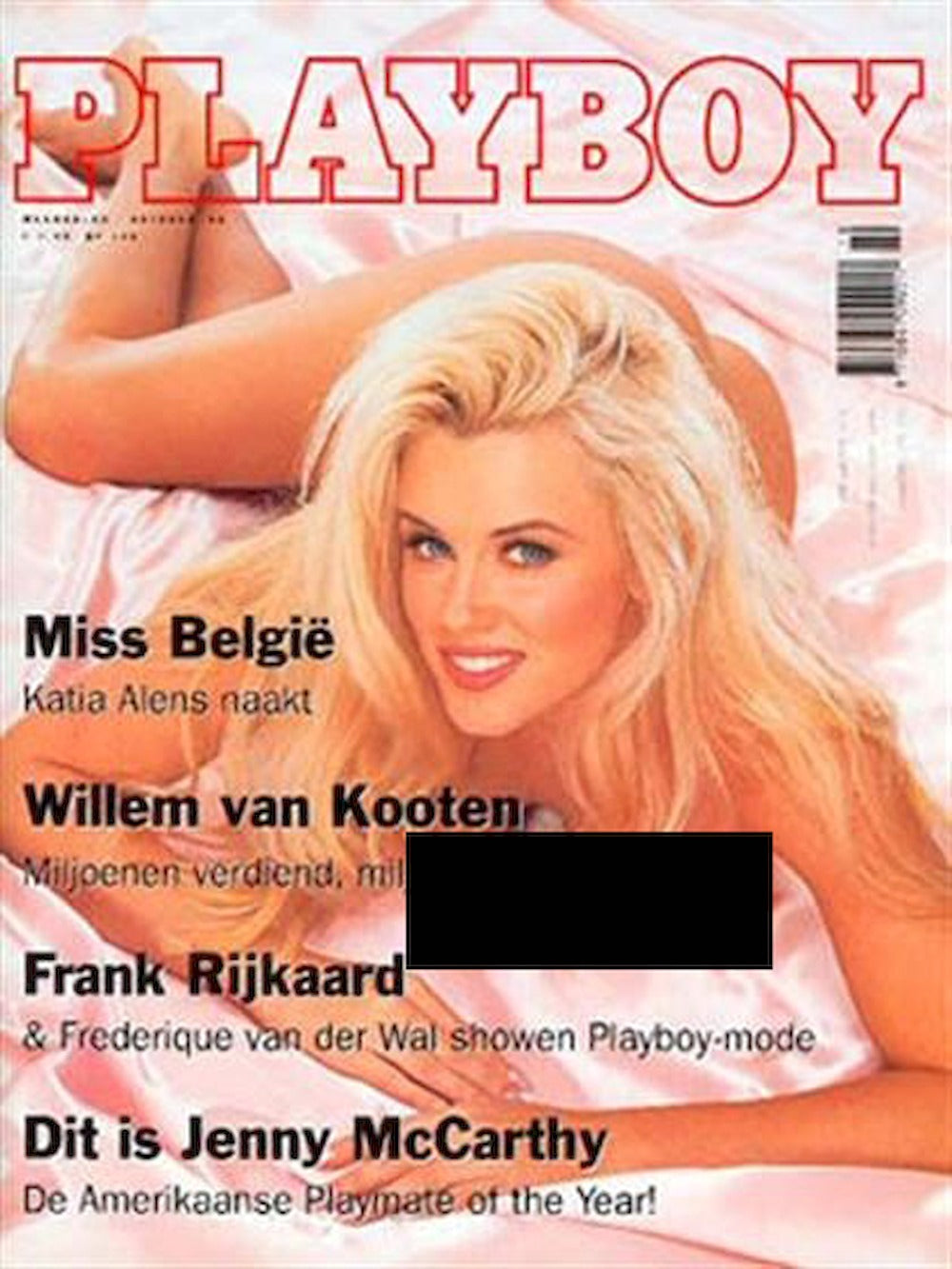 Playboy Magazine Netherlands 1995-10 Jenny McCarthy Rachel Marteen Katia Alens Original Print Issue