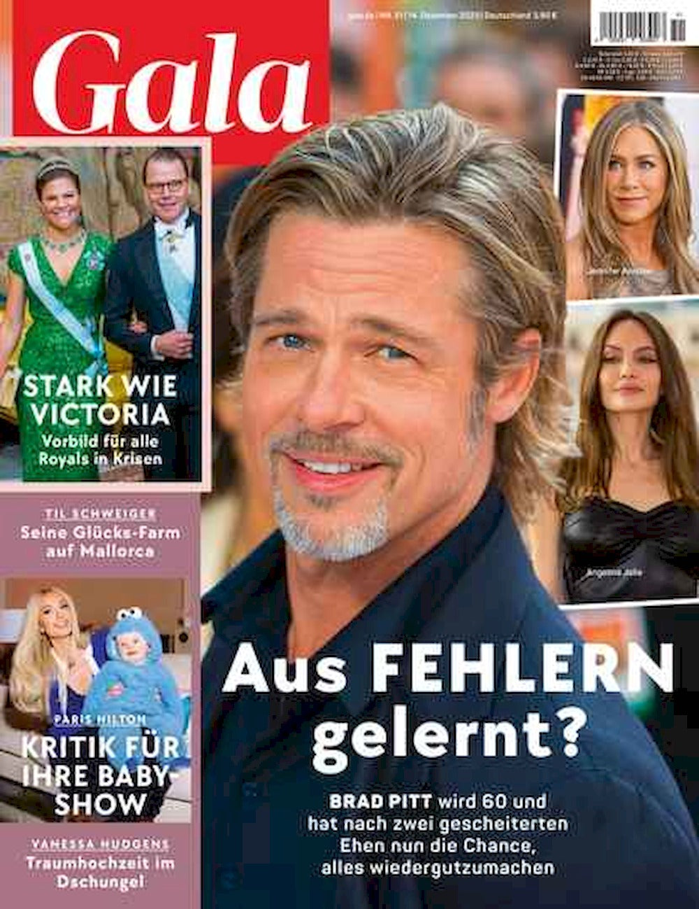 Gala Magazine Germany 2023-51 Brad Pitt Angelina Jolie Paris Hilton Jennifer Aniston Original Print Issue
