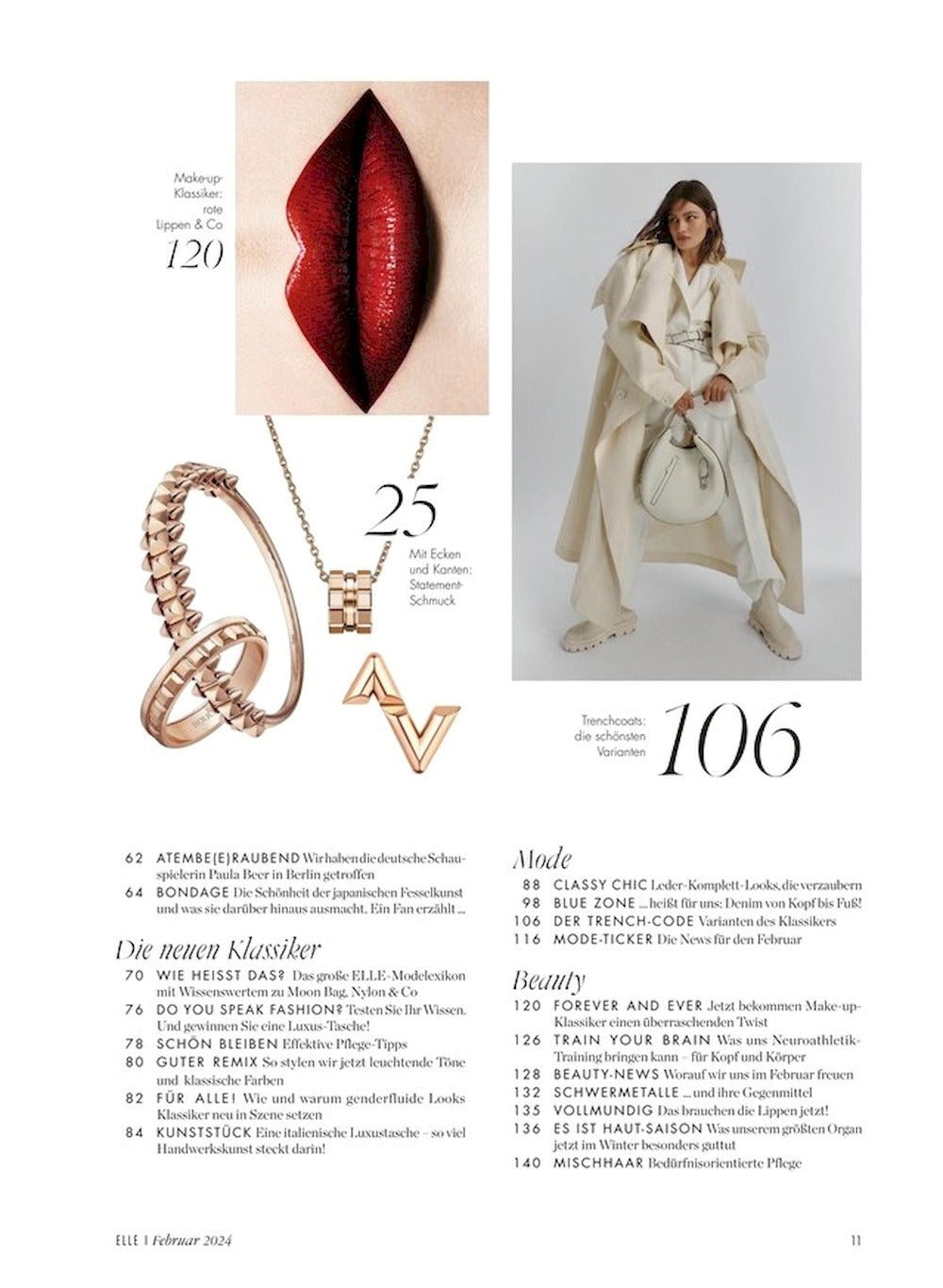 Elle Magazin Deutschland 2024-02 Berit Heitmann