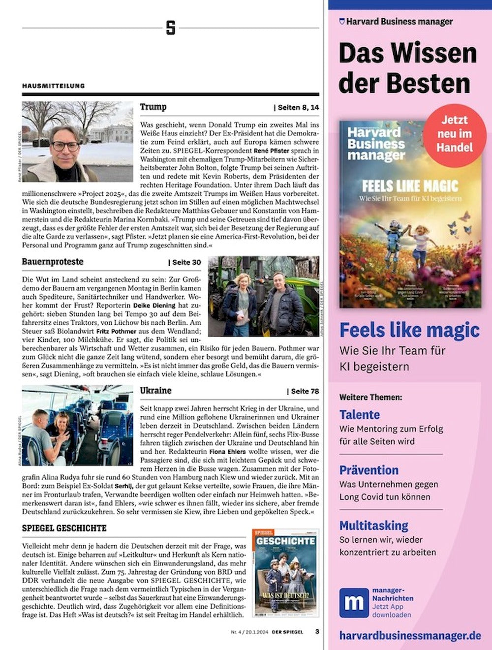 Der Spiegel Magazin Deutschland 2024-04 Donald Trump