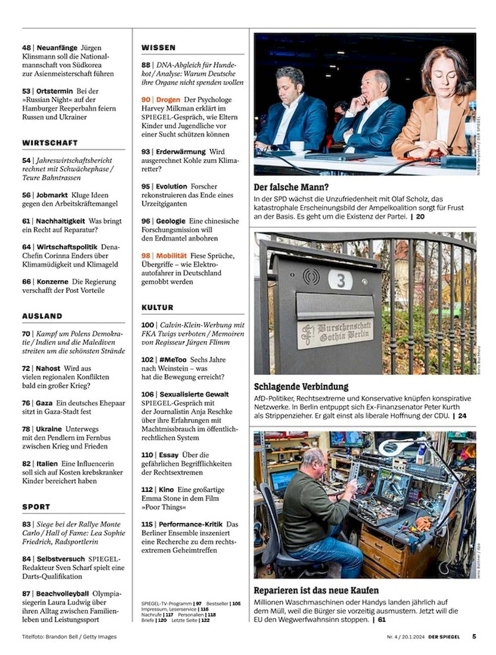 Der Spiegel Magazin Deutschland 2024-04 Donald Trump