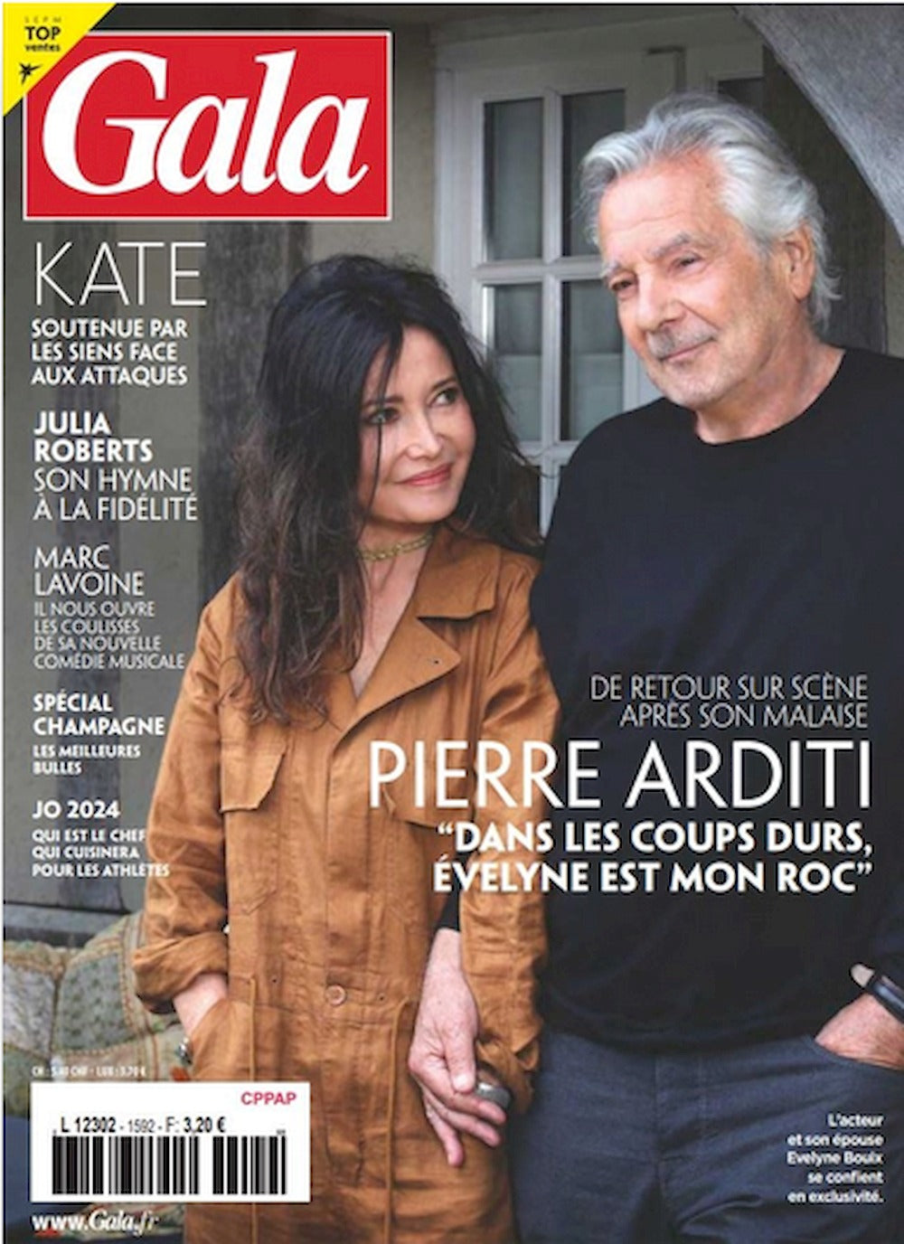 Gala Magazine France 2023 #1592 Pierre Arditi Kate Julia Roberts Marc Lavoine Original Print Issue