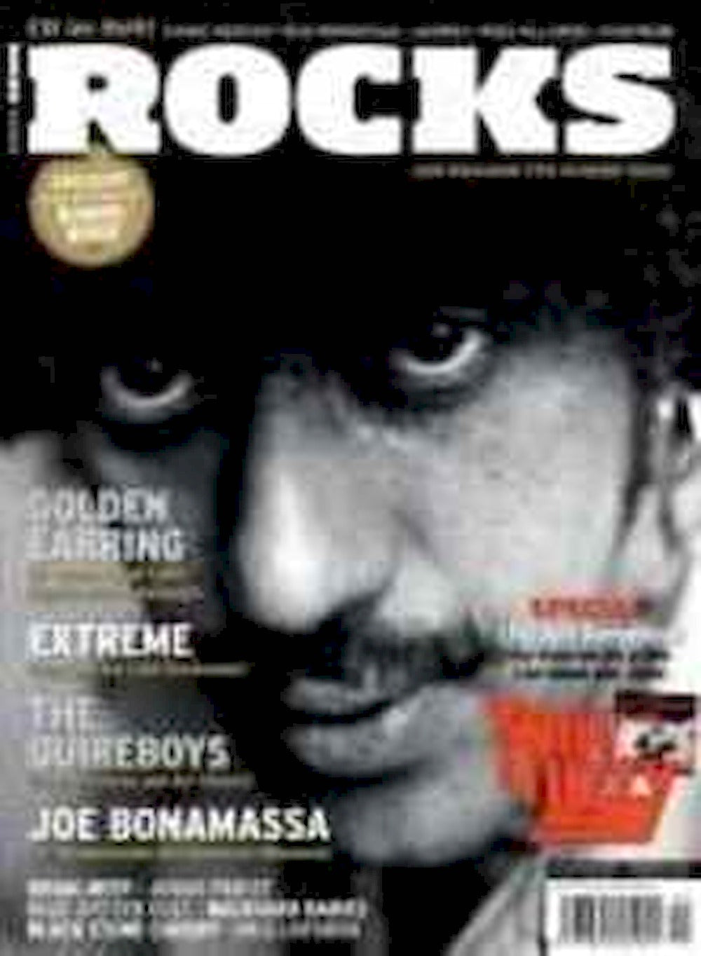 Rocks Rivista Germania 2008 #6 Joe Bonamassa Golden Earring Extreme Edizione originale