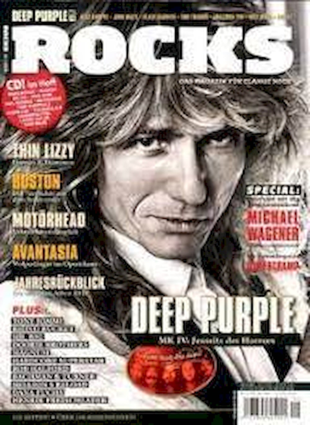 Rocks Magazine Germany 2011 #20 Deep Purple Thin Lizzy Motörhead Boston Original Print Issue